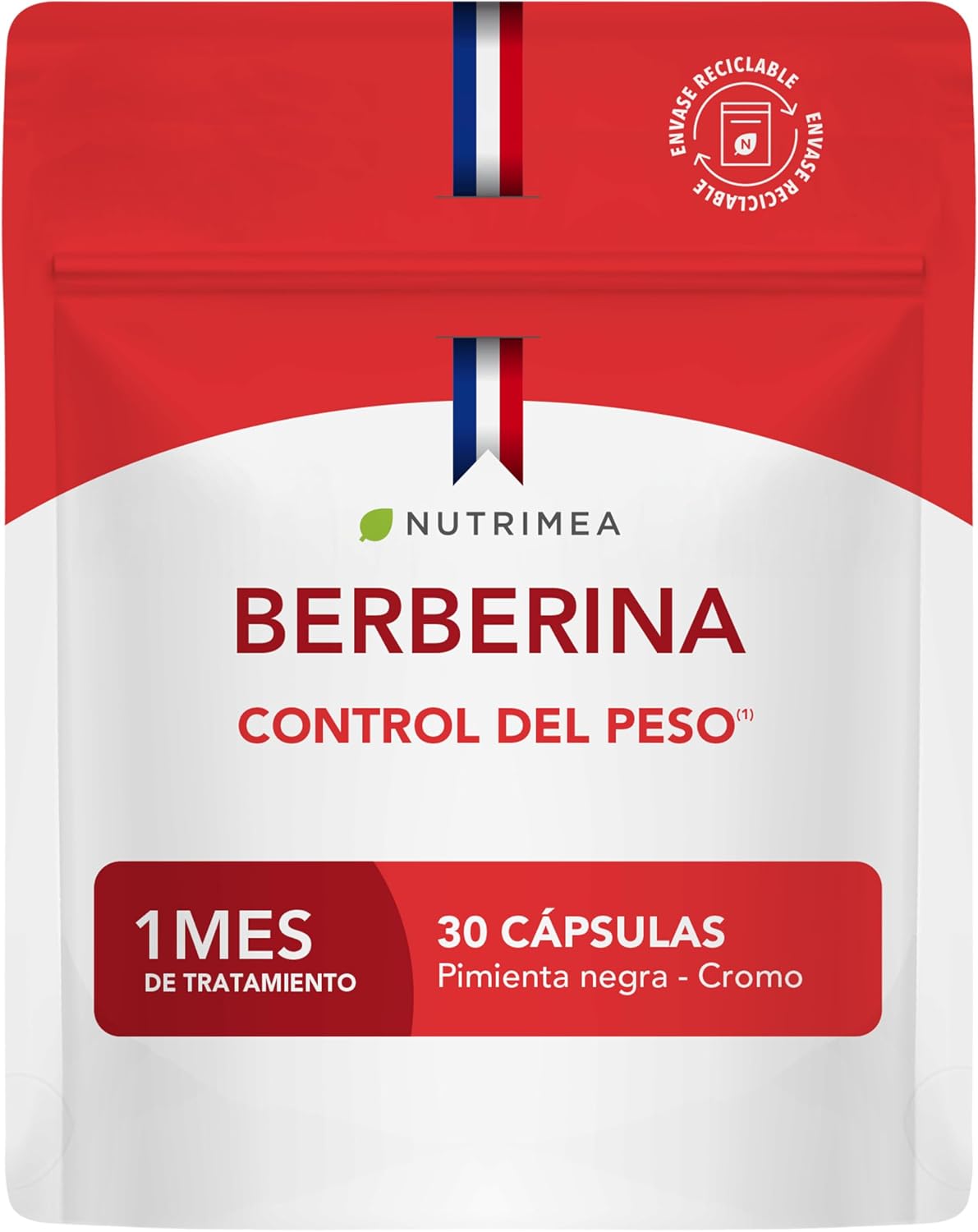 Detalle de Nutrimea Berberina 300 mg cápsulas veganas