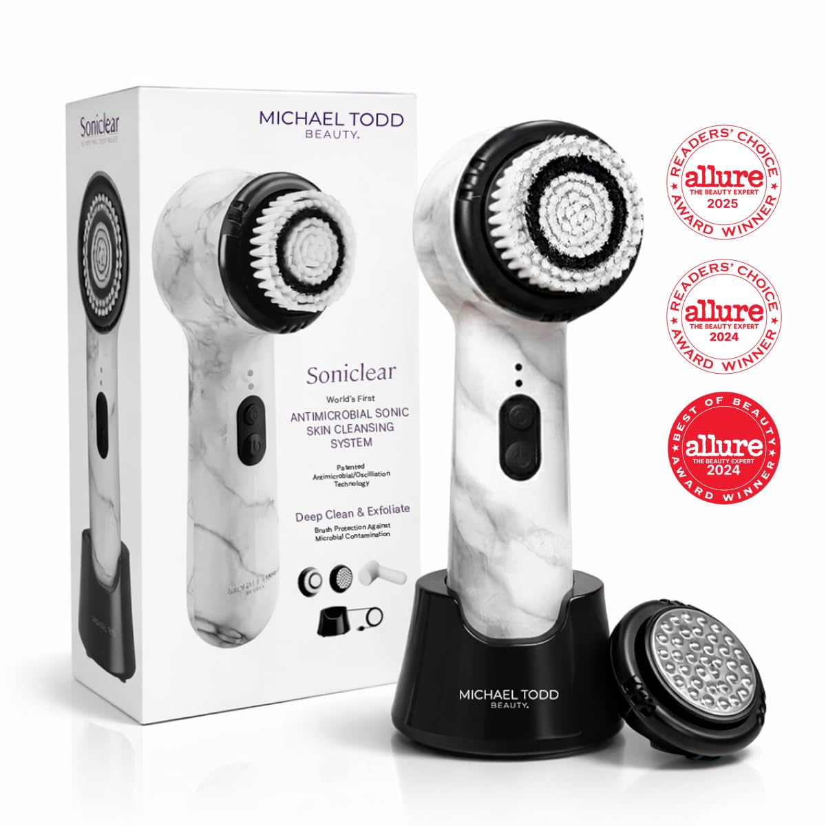 Thumbnail 2 de Michael Todd Beauty Soniclear Allure 2024 Facial Cleansing + Exfoliation Brush System