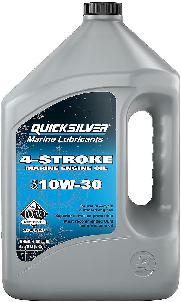 Quicksilver 10W-30 Marine Engine Oil (4-Stroke) — 8M0078617