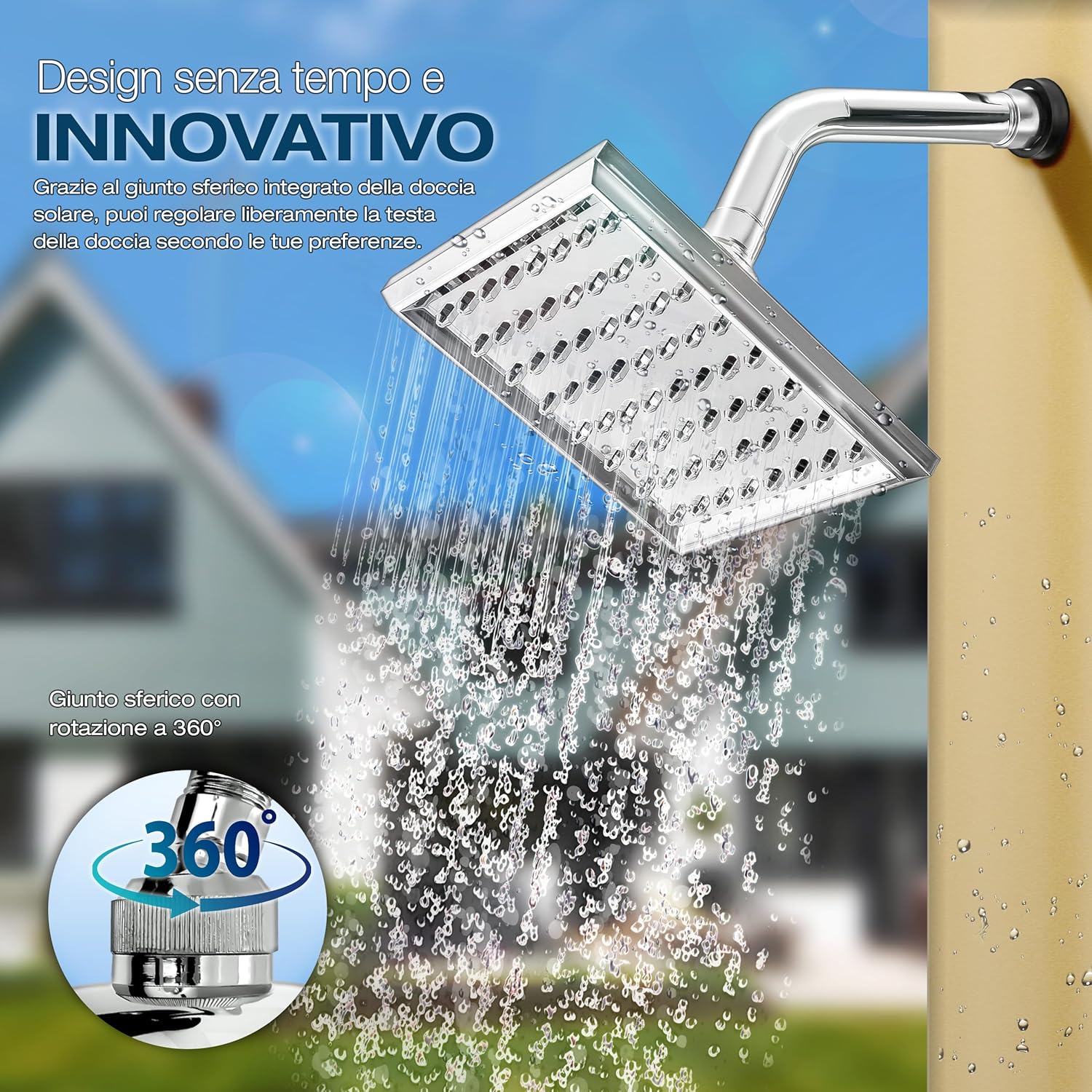 Thumbnail 4 de tillvex Doccia Solare 40 Litri per Giardino