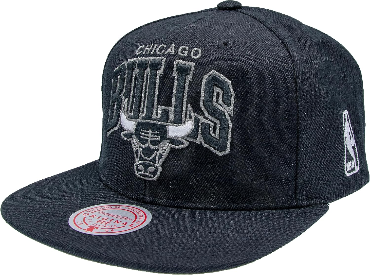 Detalle de Mitchell & Ness Team Arch Snapback Chicago Bulls nero