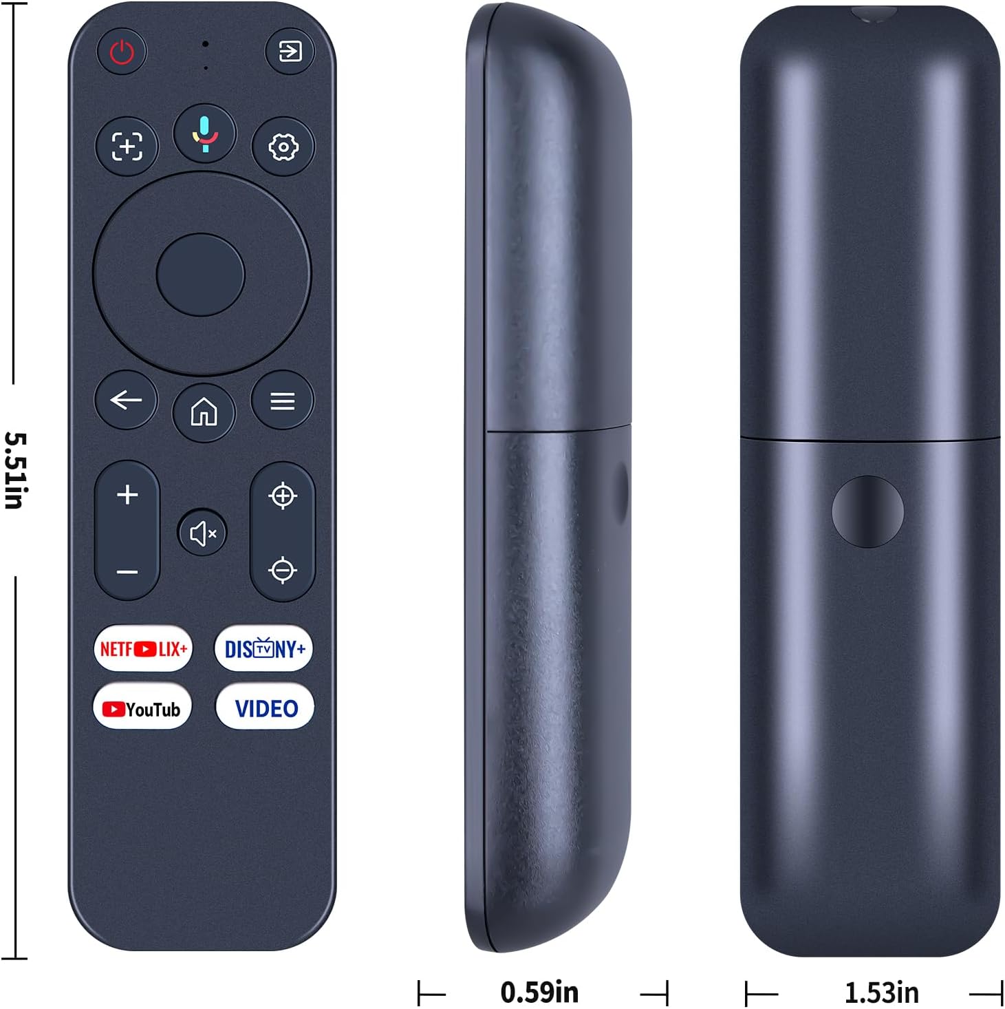 Thumbnail 1 de TCNOUMT Replacement Voice Remote for Yaber K3/K3 Pro/T2/T2 Plus/K2s Projector