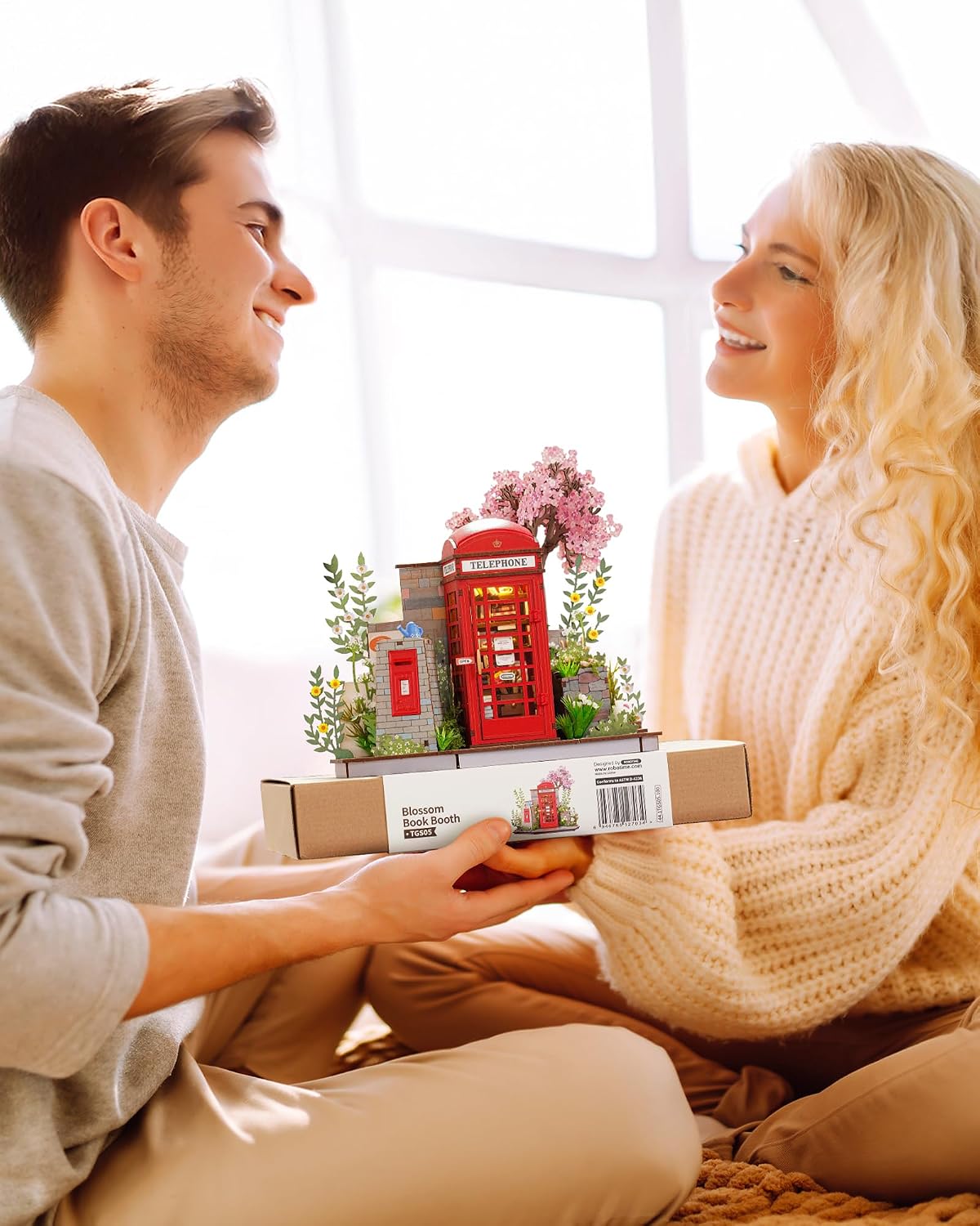 Thumbnail 6 de ROBOTIME Puzzle 3D en bois adulte Sakura « Blossom Book Booth »