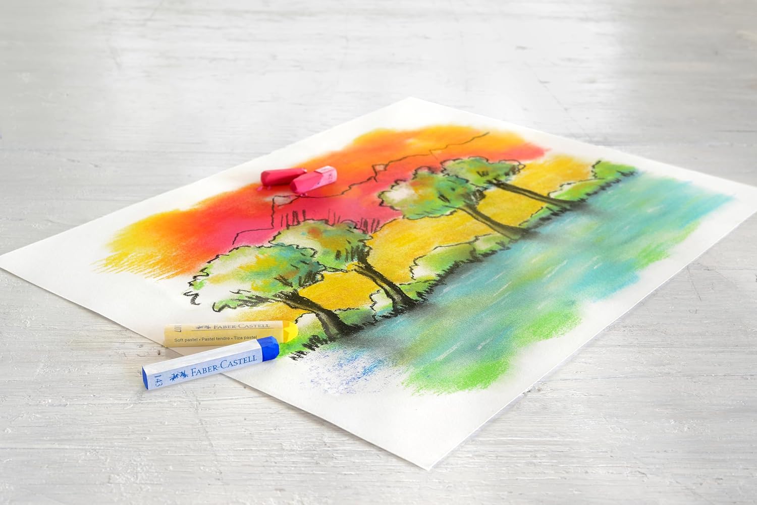 Thumbnail 4 de Faber-Castell Softpastellkreiden, 36 Farben – weiche Pastellkreiden, leicht verwisch- und mischbar