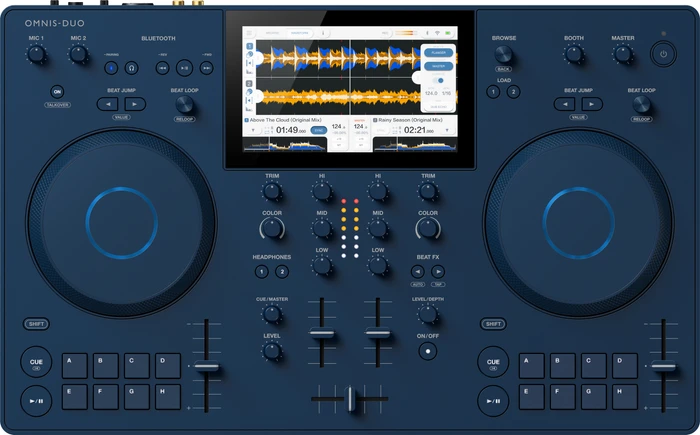 Detalle de AlphaTheta Omnis-Duo – Zweikanal-Controller mit Akku und Bluetooth