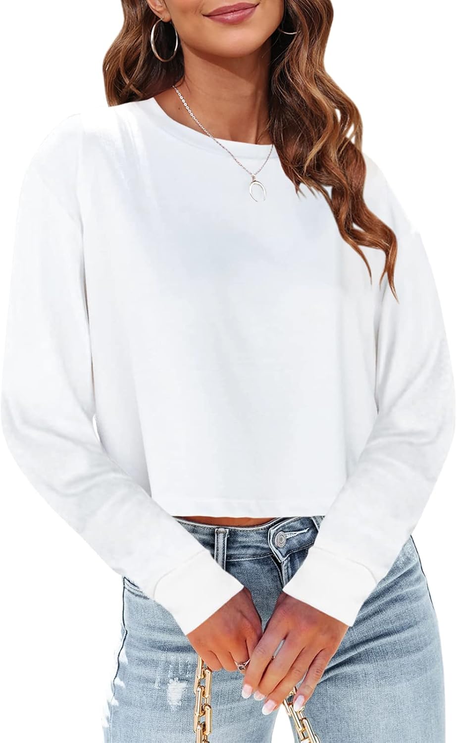 Detalle de Tankaneo Women's Long-Sleeve Crop Top