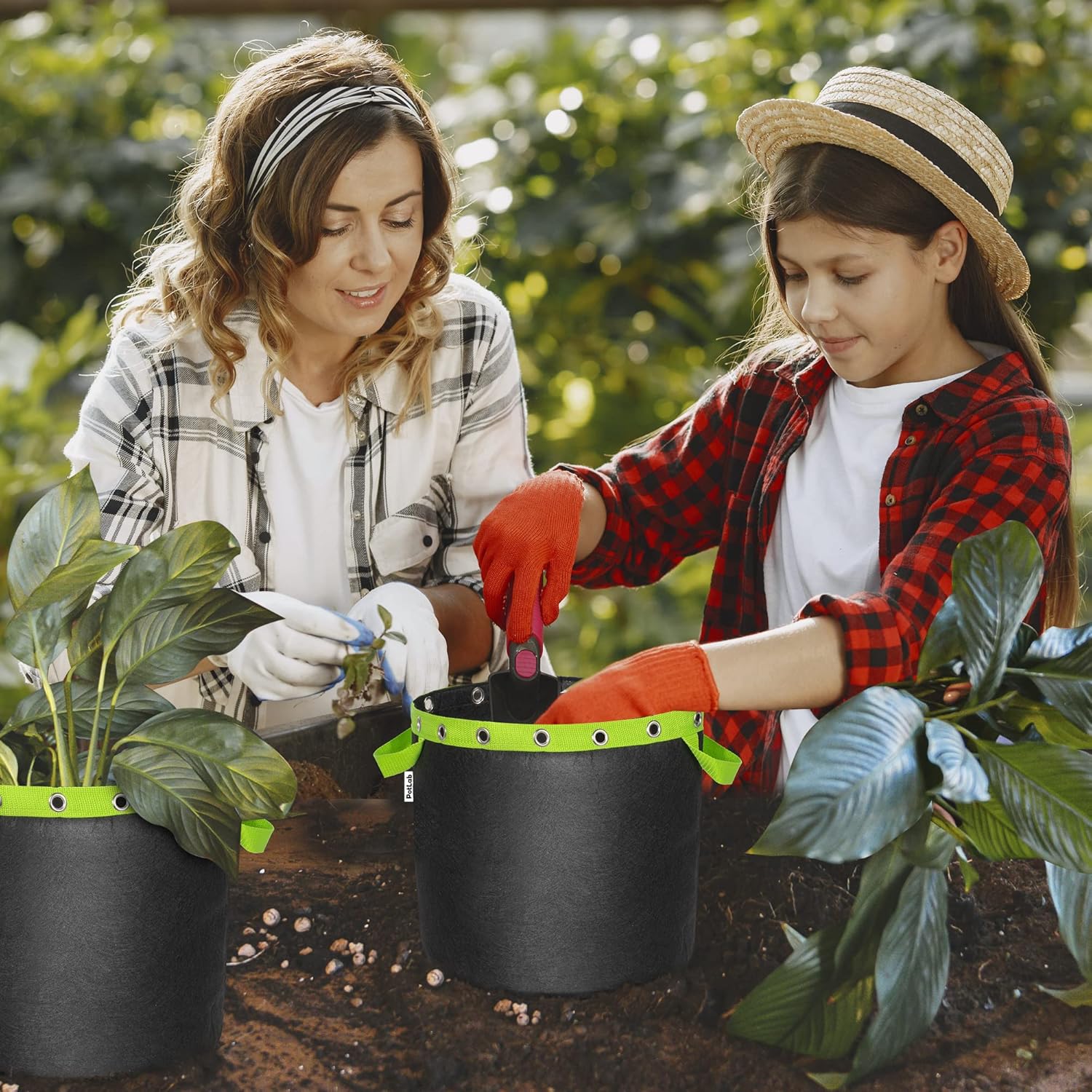 Thumbnail 5 de Growerz 20L 5-Pack LST Fabric Grow Bags for Low-Stress Training with Handles and Twist Tie