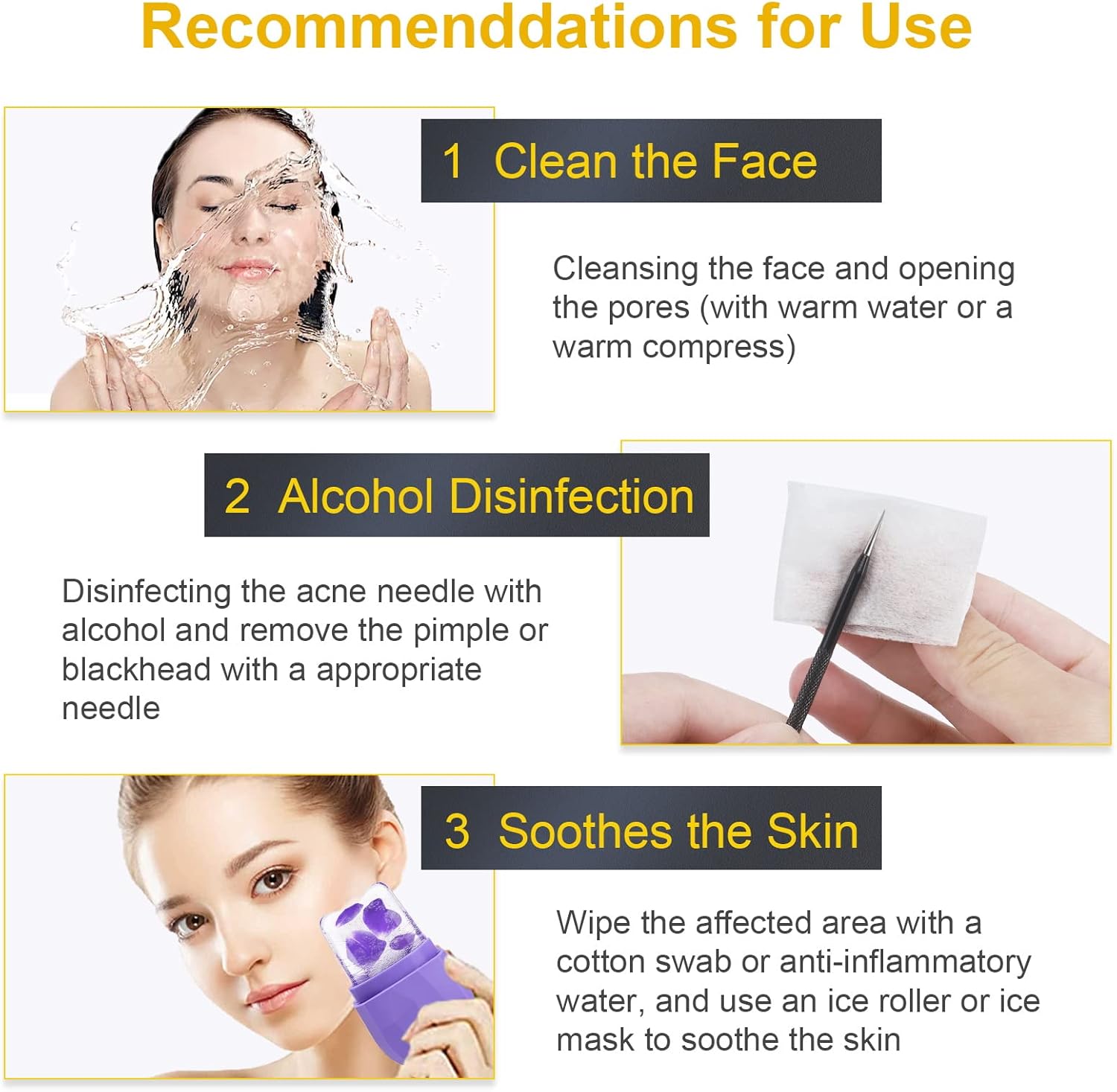 Thumbnail 5 de IUMAKEVP 15-piece blackhead extractor kit