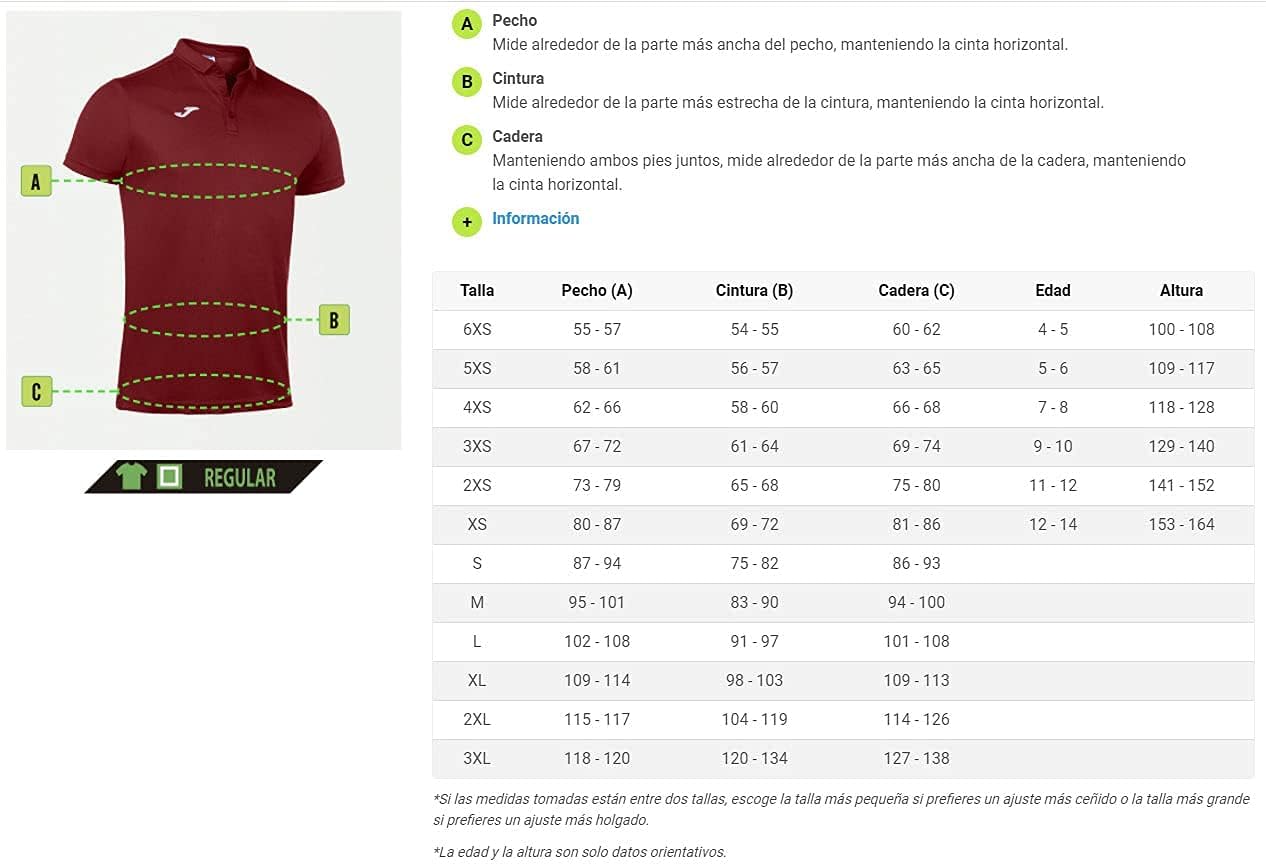 Thumbnail 4 de Joma Polo Manga Corta Hombre 6XS-3XL