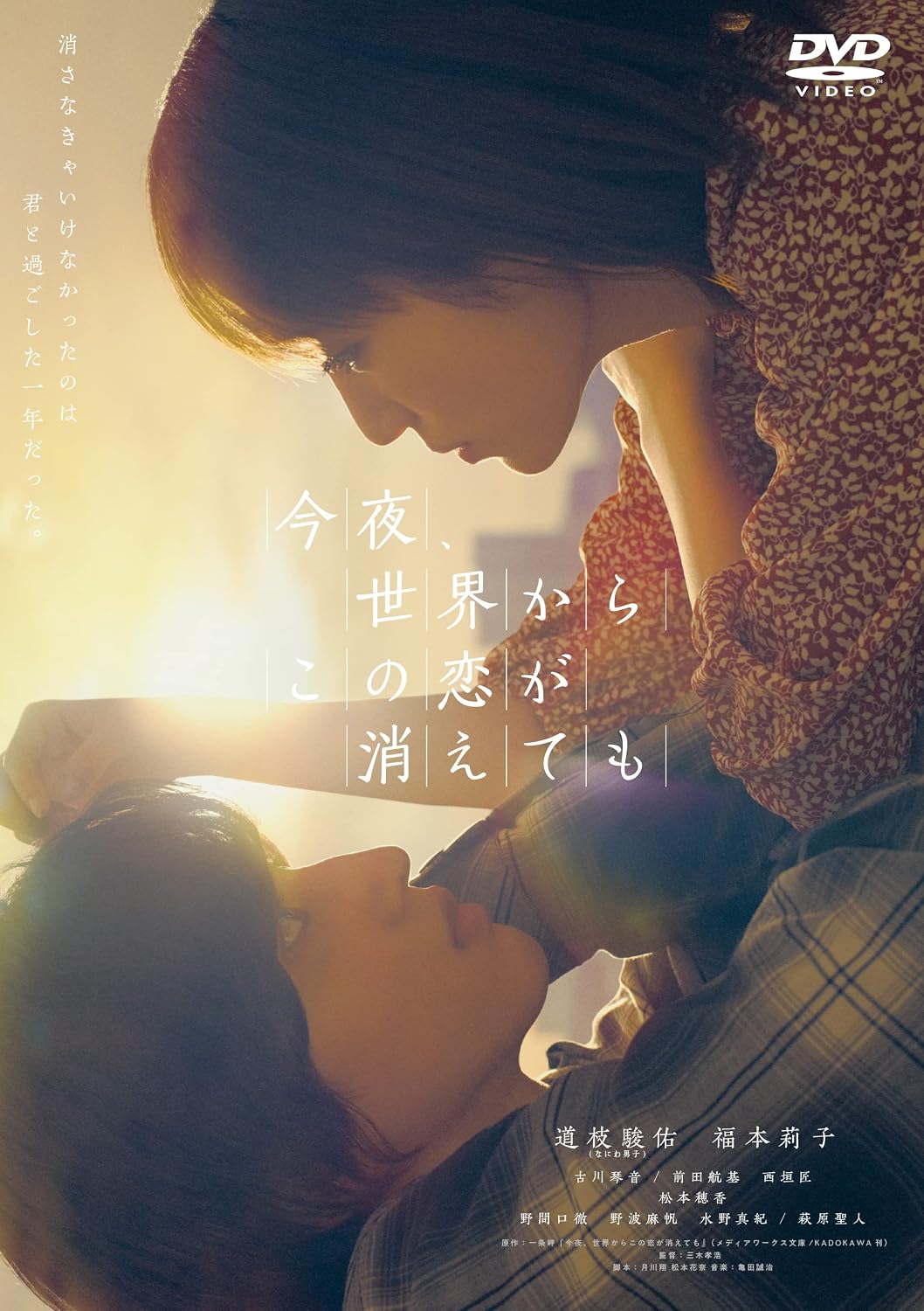 Detalle de 『今夜、世界からこの恋が消えても』DVD通常版|ワイドスクリーン・ドルビー音声・予告編集