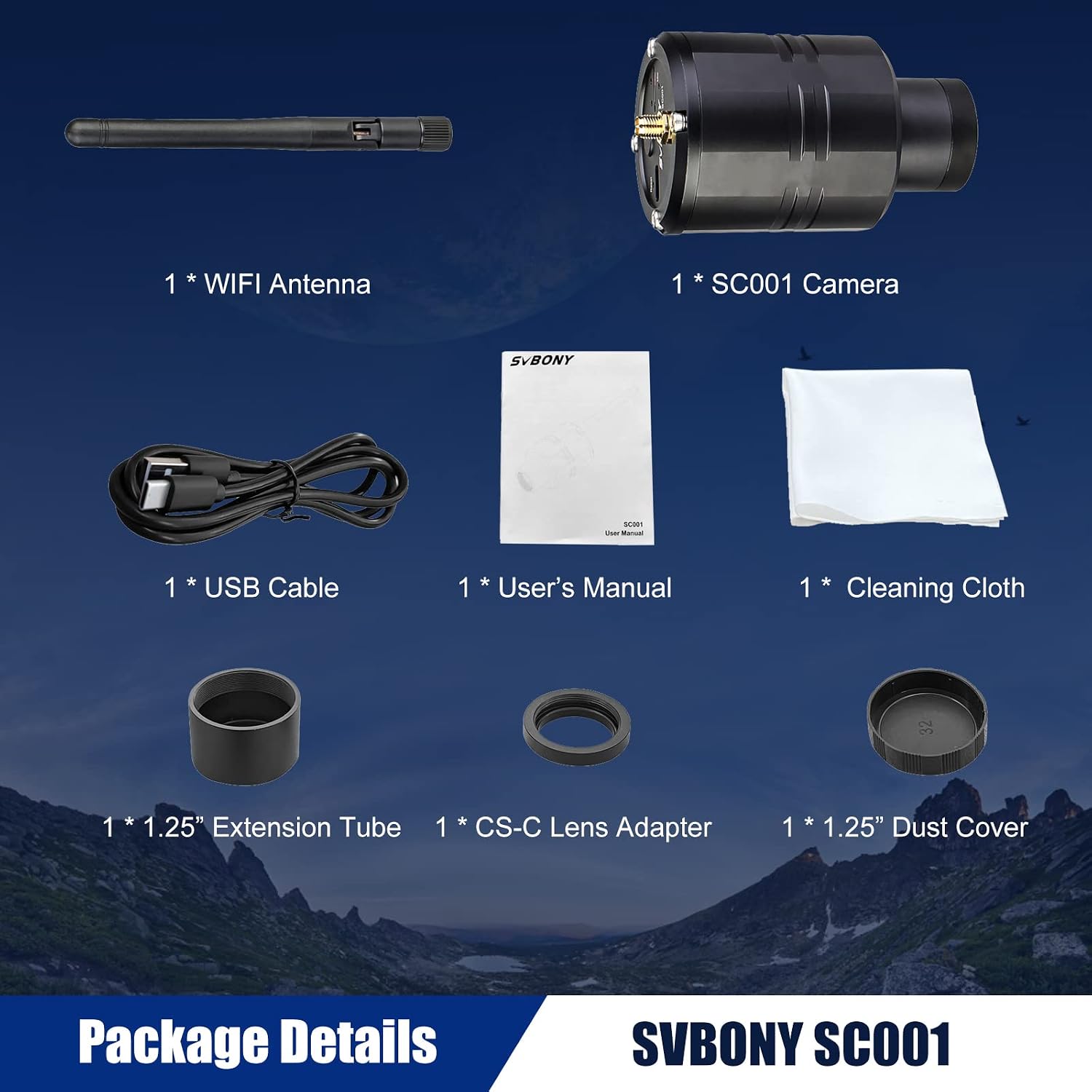 Thumbnail 6 de Svbony SC001: Telecamera WiFi 2MP per birdwatching e fotografia all’aperto