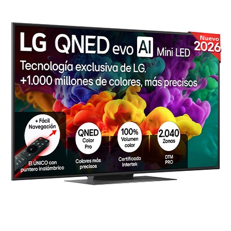 Detalle de LG QNED86 55'' MiniLED evo AI QNED86B6B: análisis práctico para decidir si merece la pena