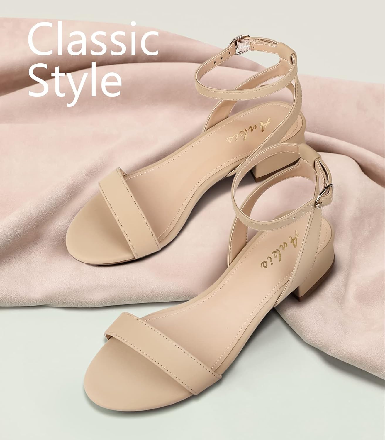 Thumbnail 3 de Ankis Black Nude White Gold Women Sandals