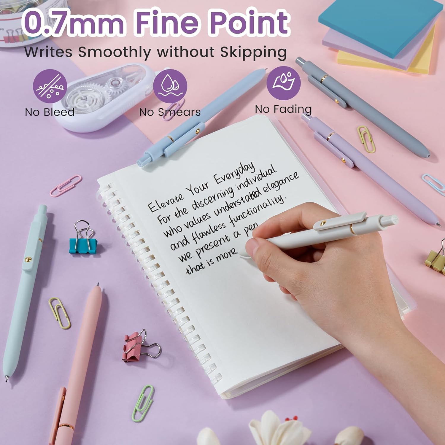 Thumbnail 1 de FIOVER Gel Pens 6 pack 0.7mm