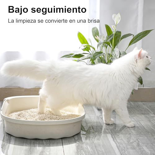 Detalle de FUKUMARU Arena de Tofu para Gatos 5.4 kg: arena aglomerante, polvo mínimo y control de olores