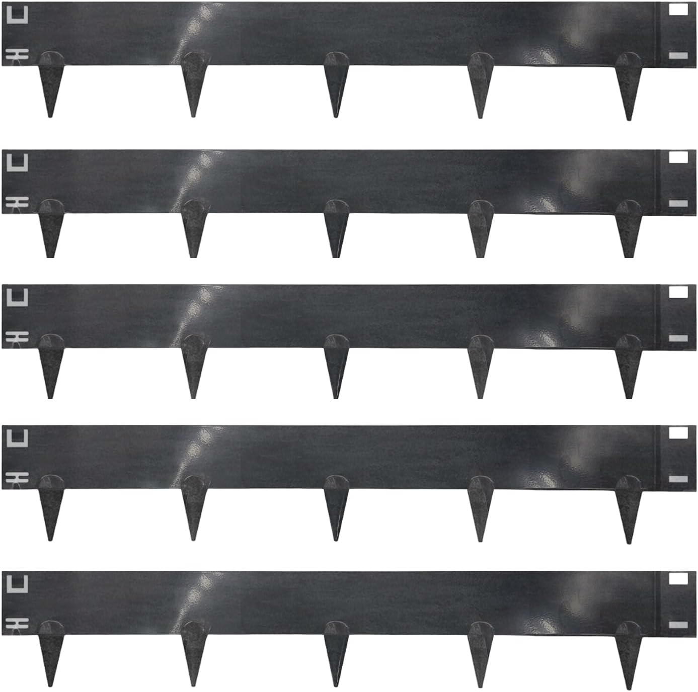 Detalle de Nicoman Anthracite lawn edging 150mm 5m
