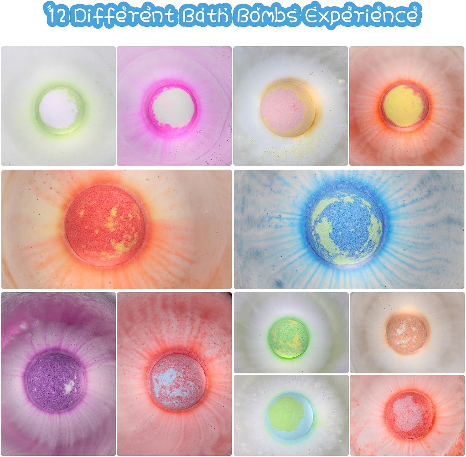 Detalle de Bath Bombs for Kids 12pcs surprise toys