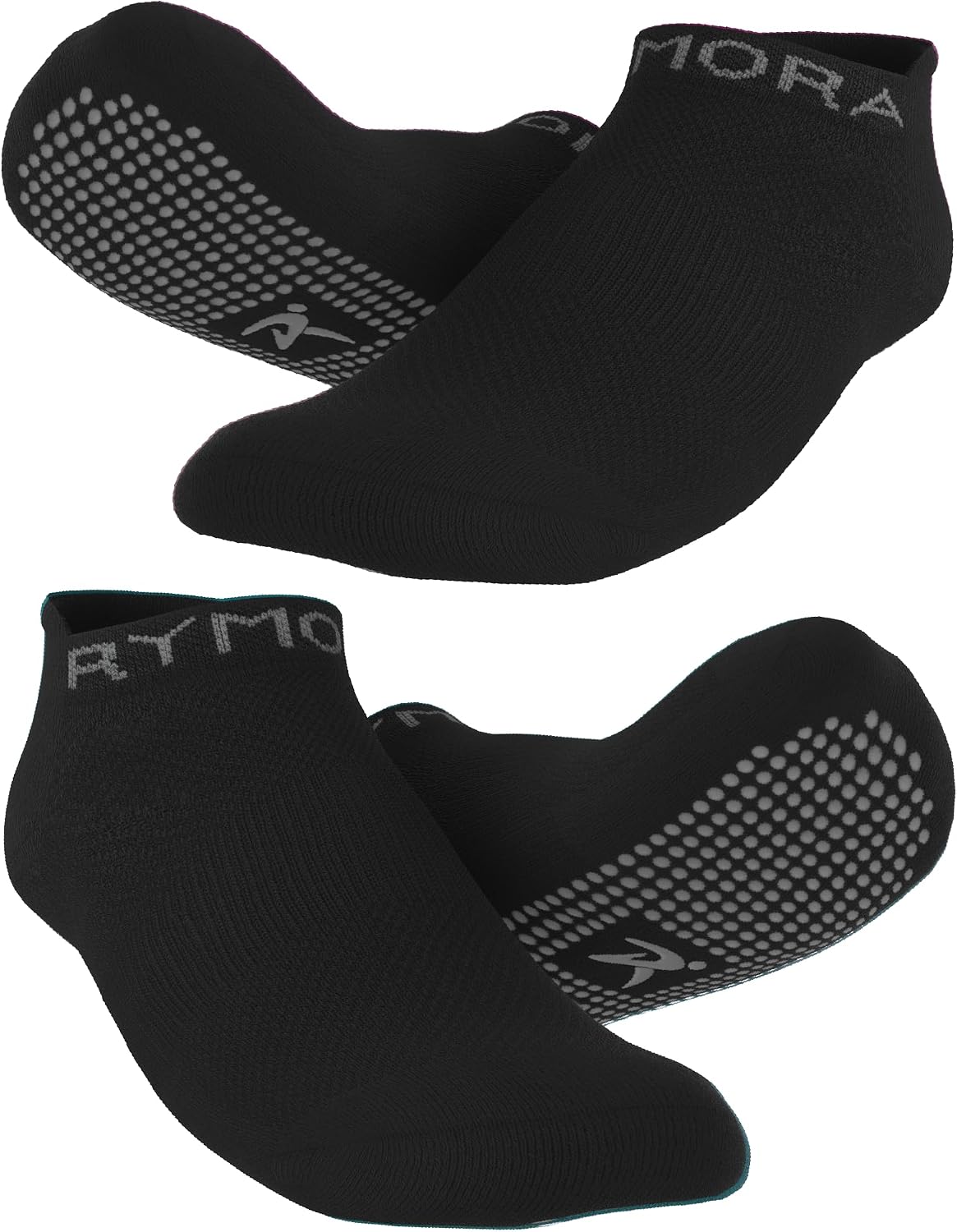 Detalle de Rymora Non Slip Anti Skid Grip Socks (2 Pairs) for Pilates, Yoga, Barre, Dance & Fitness