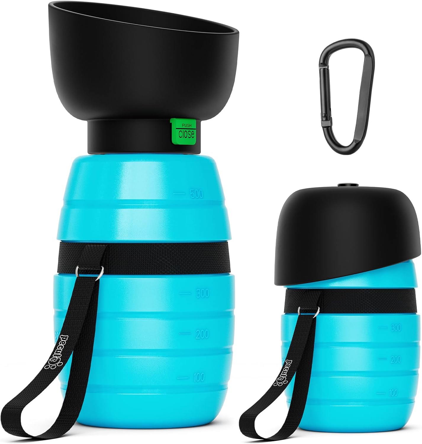 Detalle de pecute Hunde Trinkflasche 500 ml