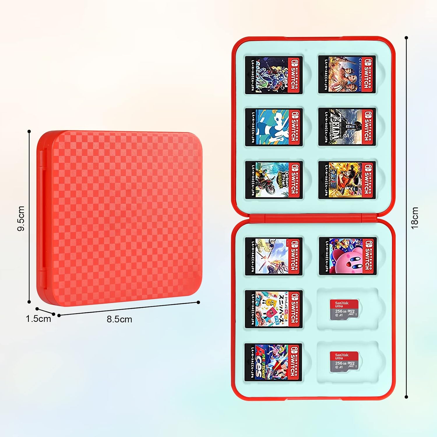 Detalle de Vicloon Giochi Custodia Porta Cartucce 12 slot
