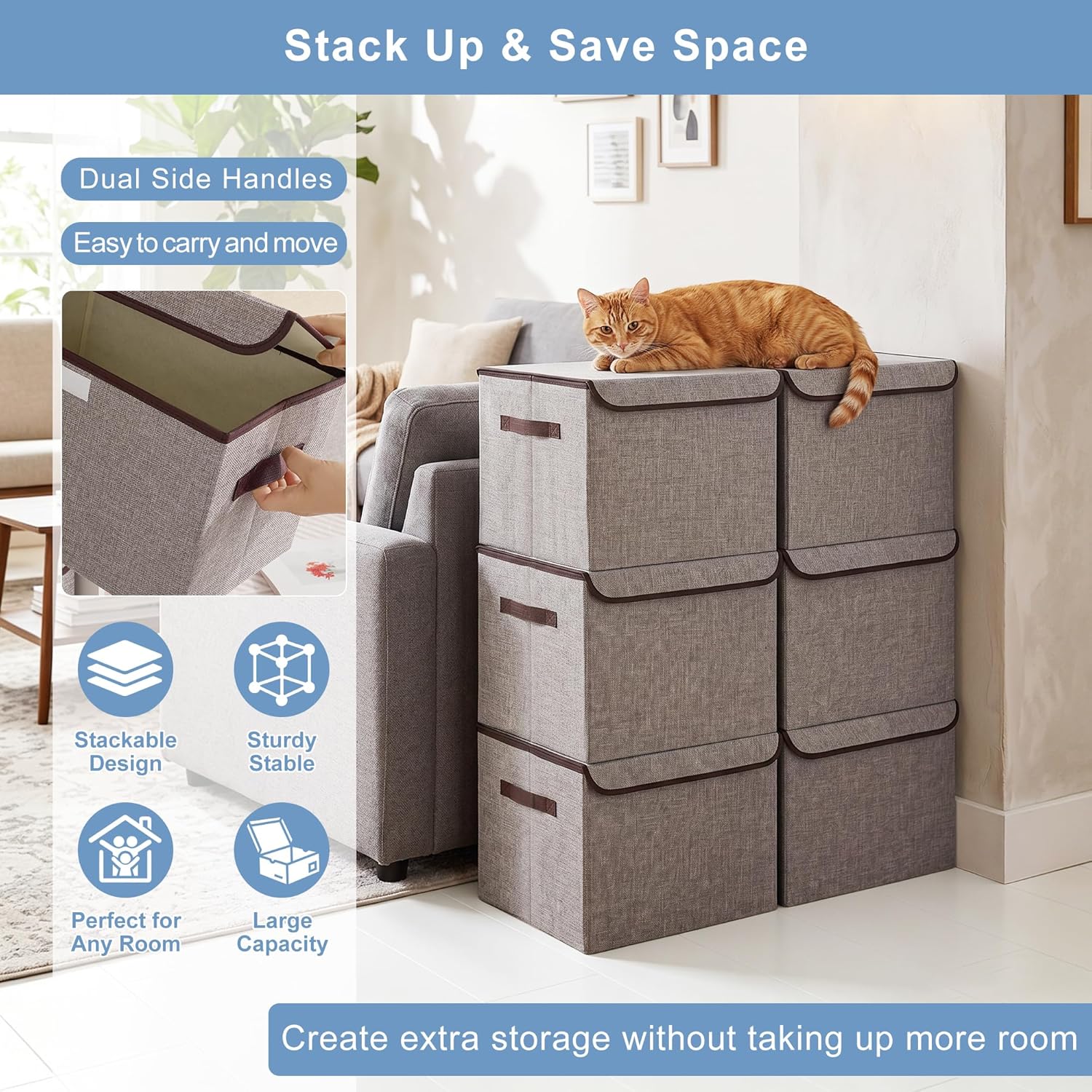 Thumbnail 4 de Bagnizer Large 42 Quarts storage bin