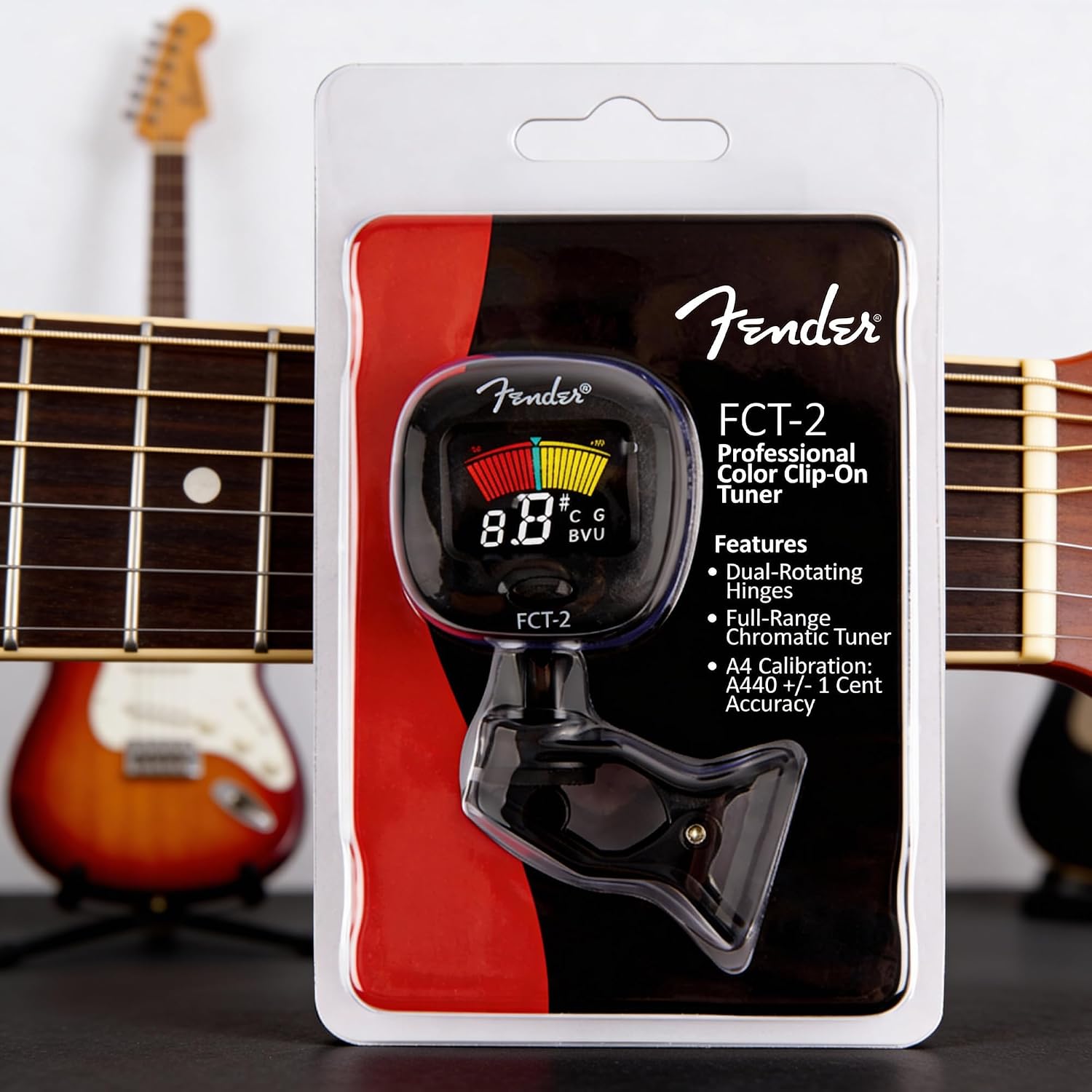 Detalle de Fender FCT-2 Professional Multi-Instrument Clip-On Tuner