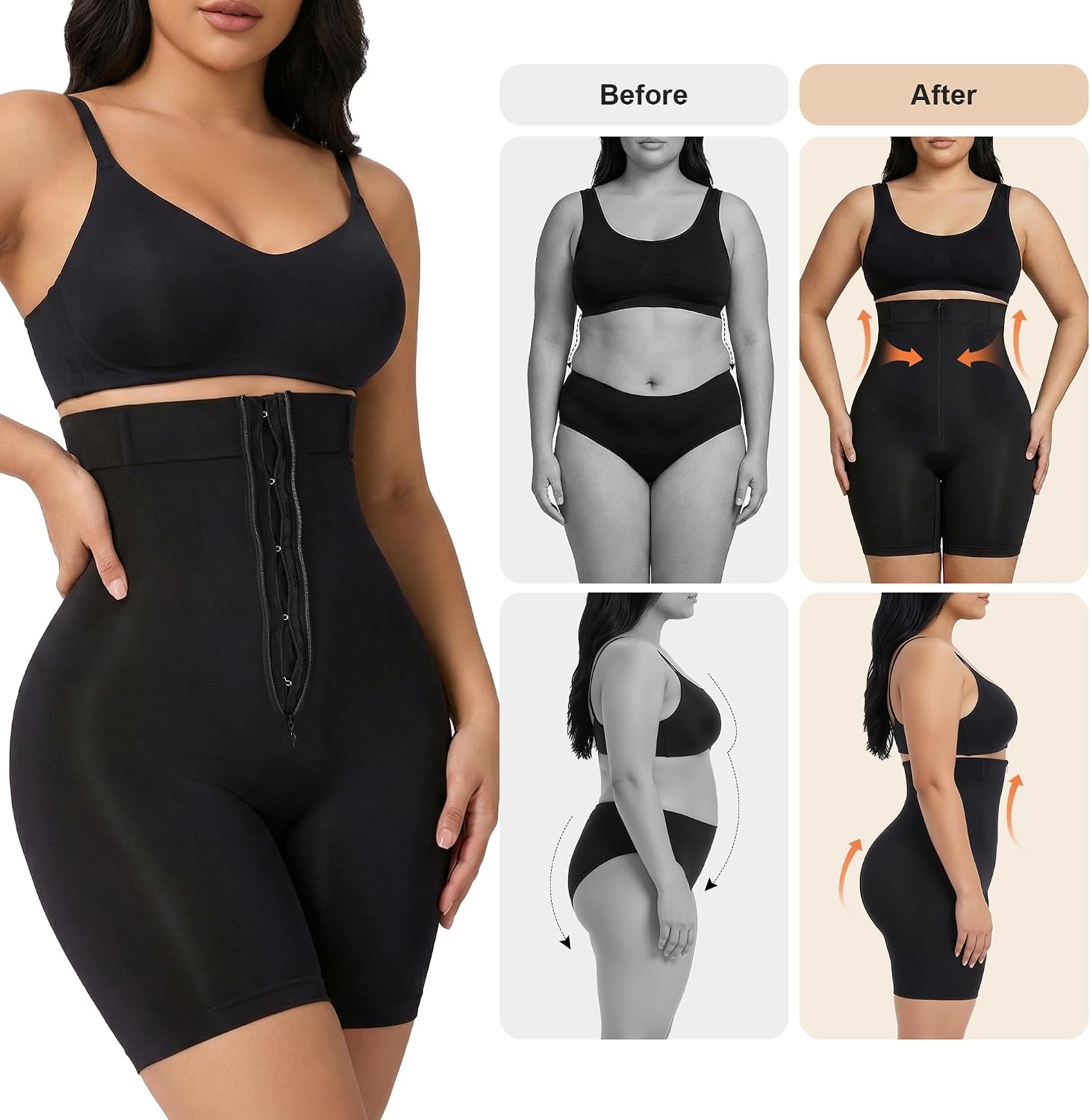 Thumbnail 4 de SHAPERX High-Waisted Tummy Control Shapewear