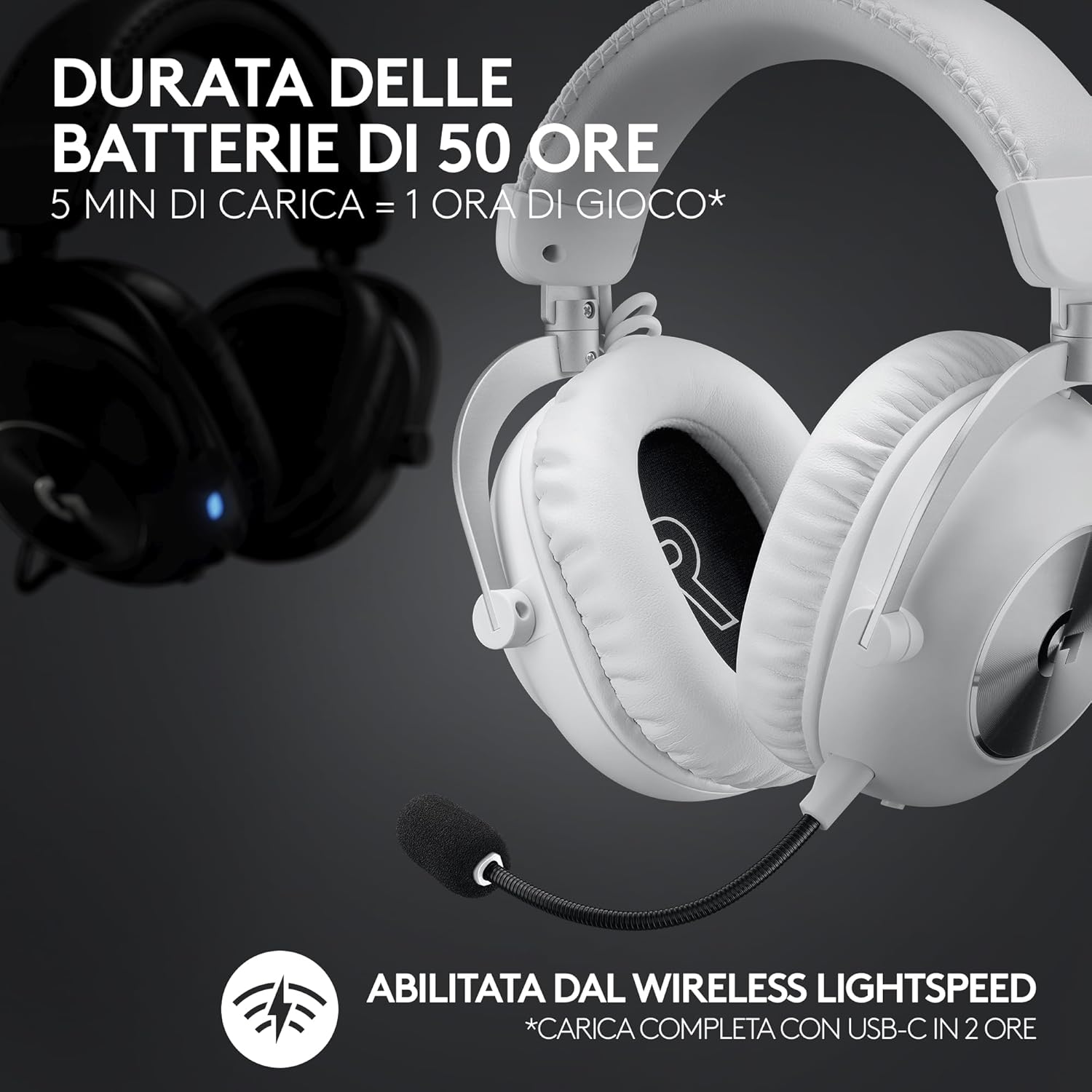 Thumbnail 2 de Logitech PRO X2 cuffie gaming 50 ore