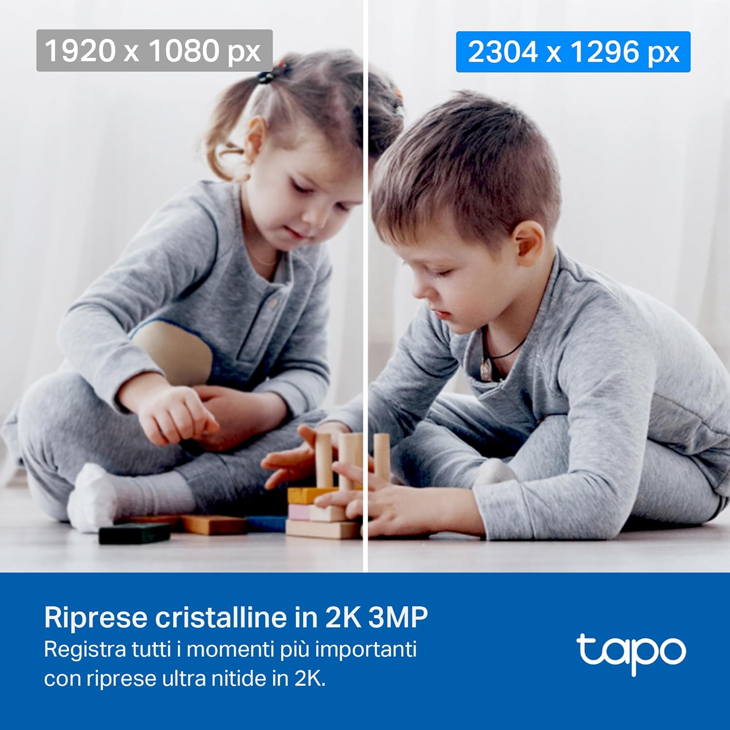 Detalle de TP-Link Tapo C210 Telecamera Wi‑Fi 3MP 2K per interno