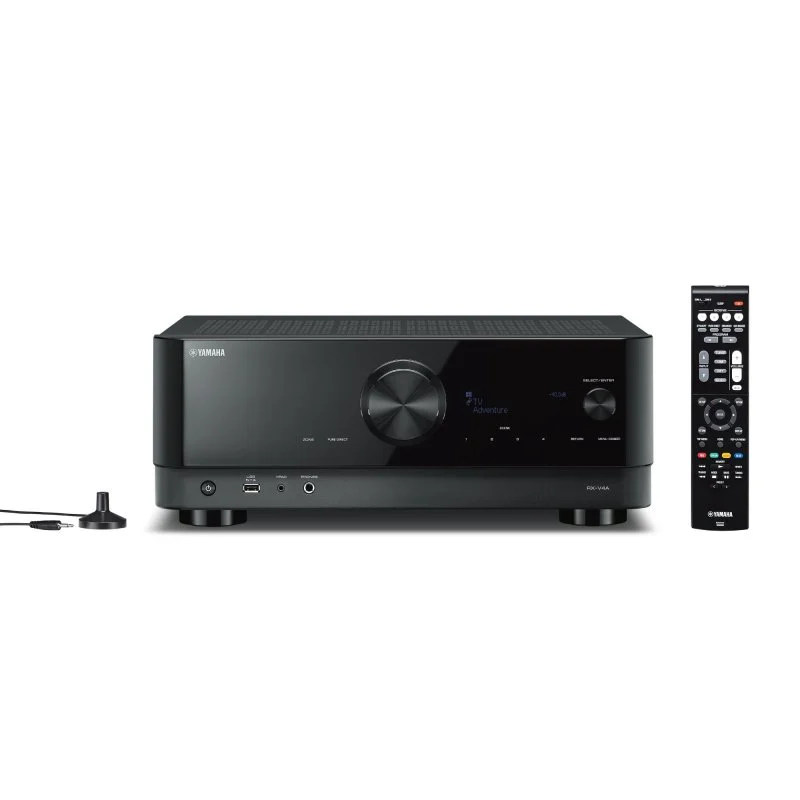Detalle de Yamaha RX-V4A: Receptor de Red con Sonido Surround MusicCast para cine en casa
