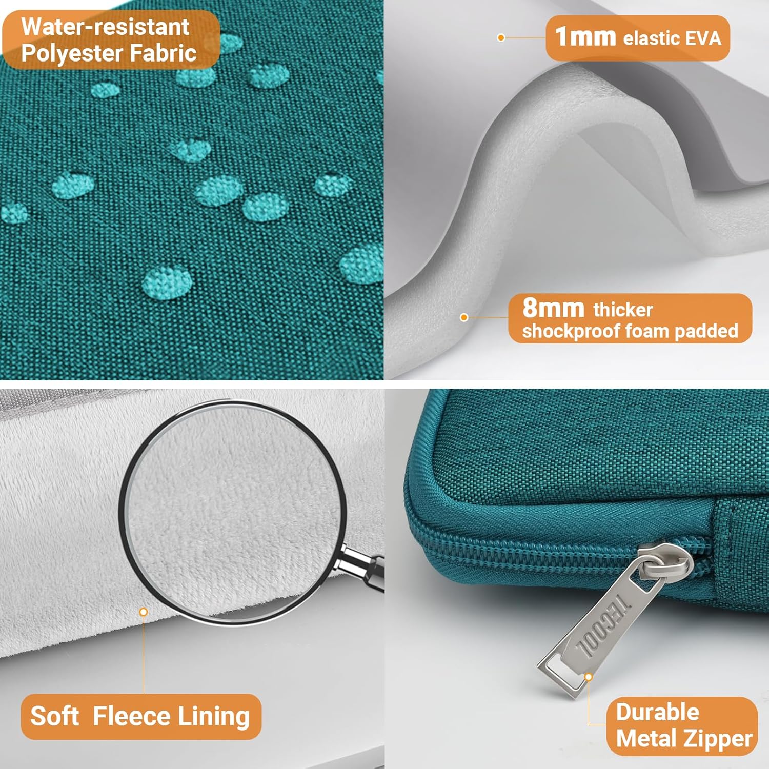 Thumbnail 5 de TECOOL 14 inch laptop sleeve case