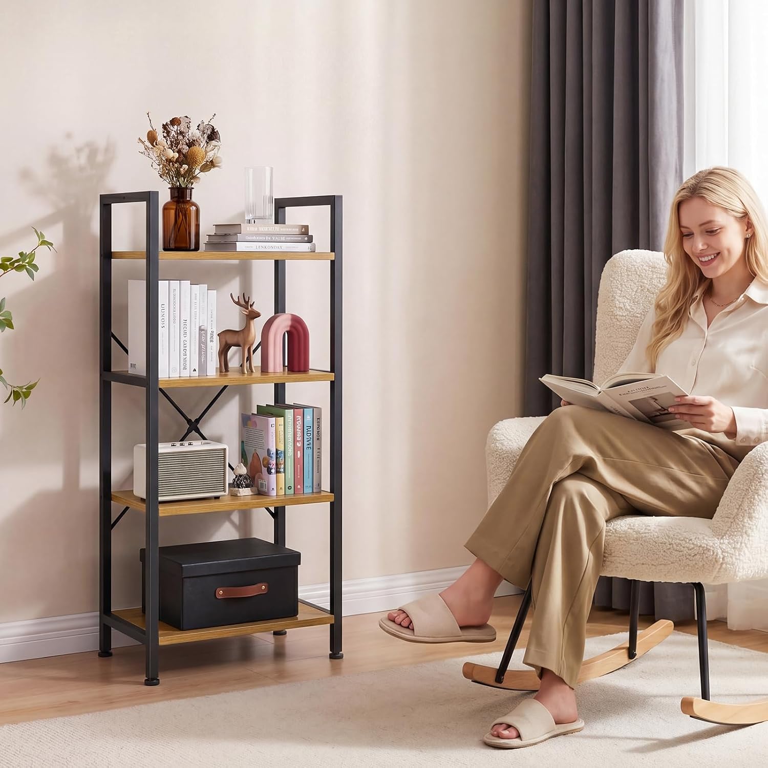Thumbnail 6 de Sweetcrispy Bookshelf, 4-Tier