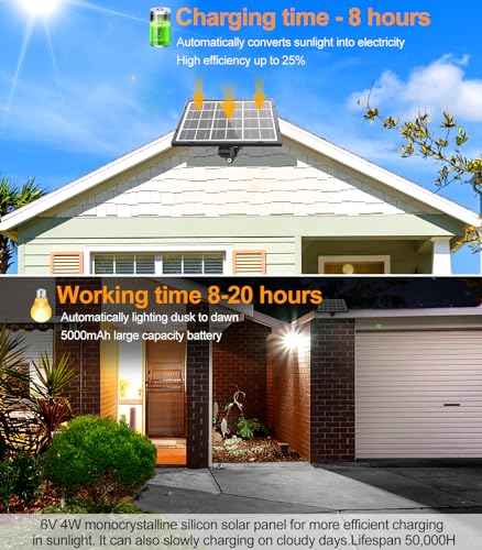 Detalle 2 de MEIKEE Foco Solar Exterior con Mando a Distancia (78 LEDs) — Iluminación versátil para jardín y terraza