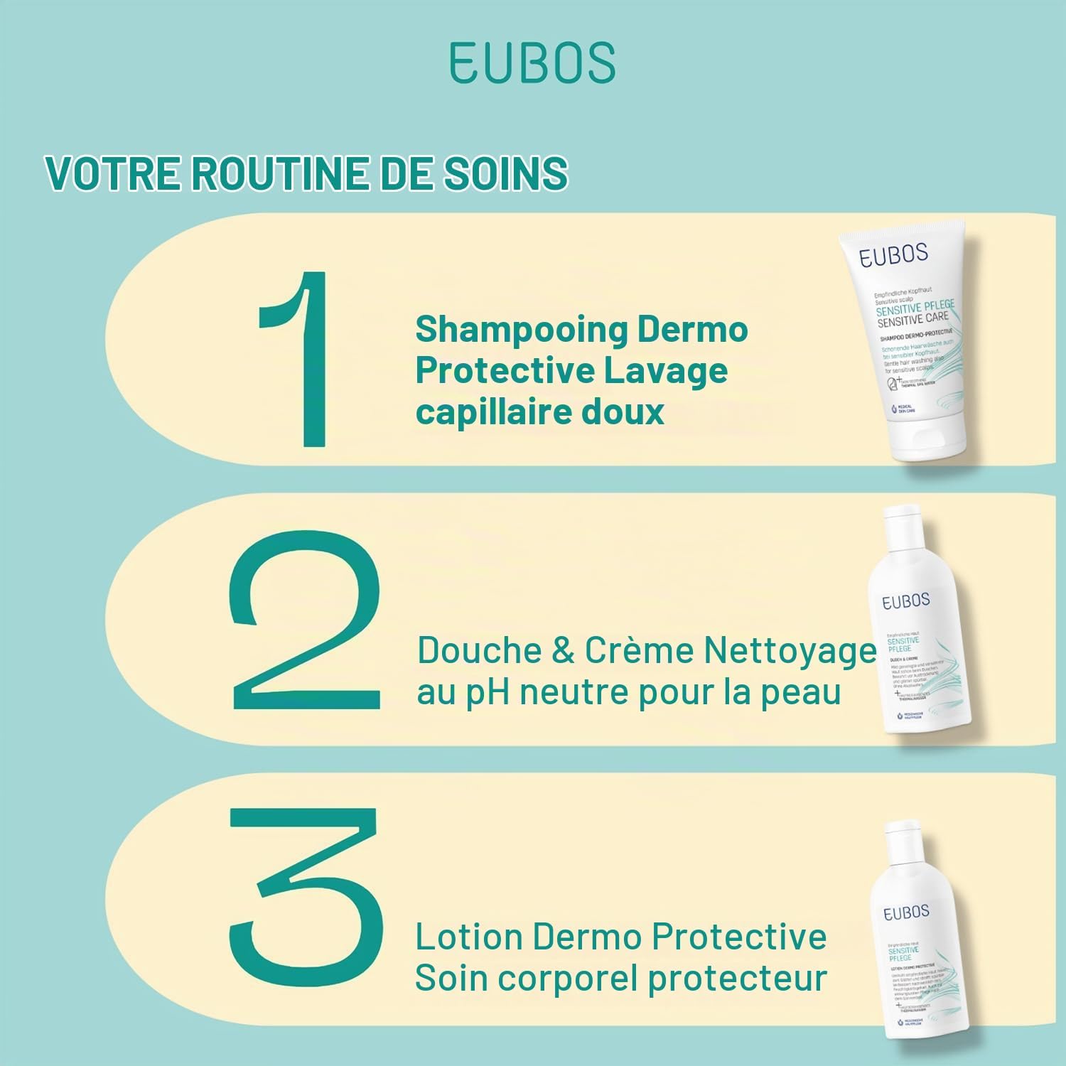 Thumbnail 6 de EUBOS SENSITIVE Douche & Crème 200 ml voor dagelijkse reiniging