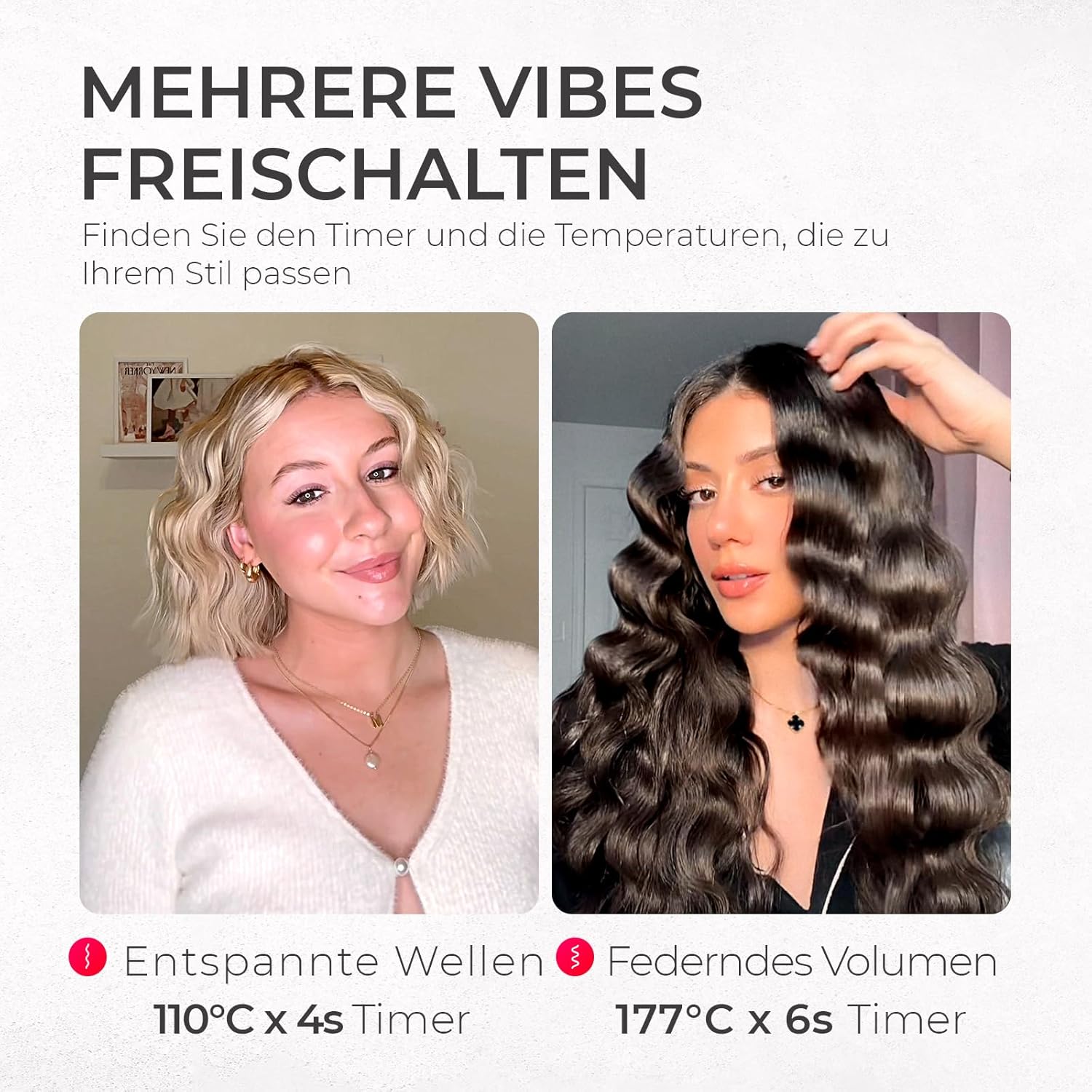 Thumbnail 3 de TYMO ROVY Welleneisen 32 mm Lockenstab für große Locken 🎀