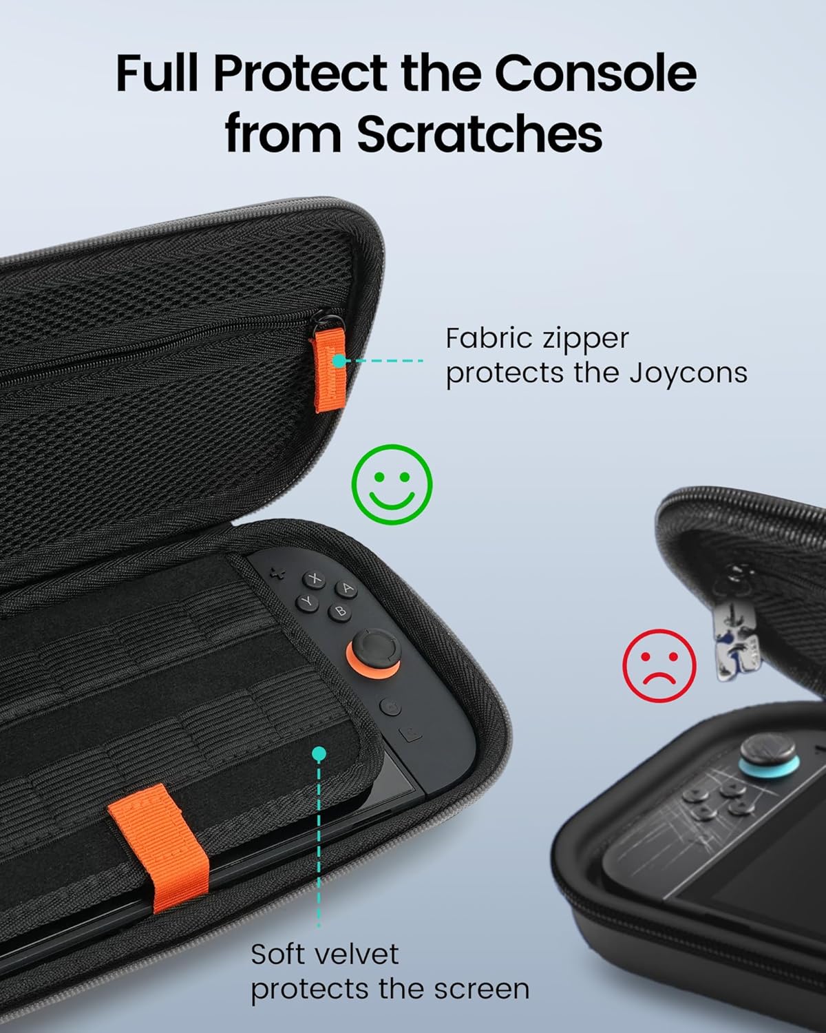 Thumbnail 3 de TRANSNOVO Carrying Case for Nintendo Switch 2 Console (2025) – Durable, Shockproof Travel Case in Grey