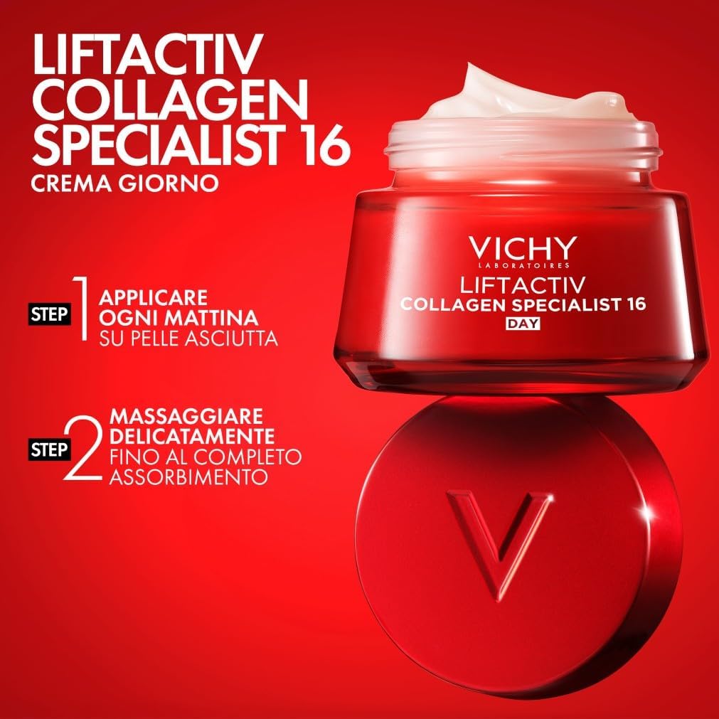 Thumbnail 5 de Vichy Liftactiv Collagen Specialist 16 – Crema viso giorno anti-età con Peptidi Pro-Collagene e Vitamina Cg