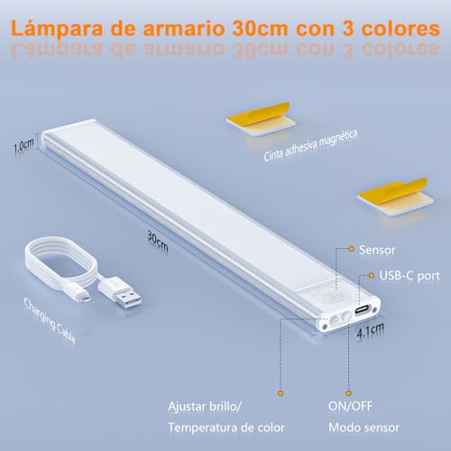 Thumbnail 6 de Luz LED Armario 30 cm con Sensor de Movimiento TRUMPETS