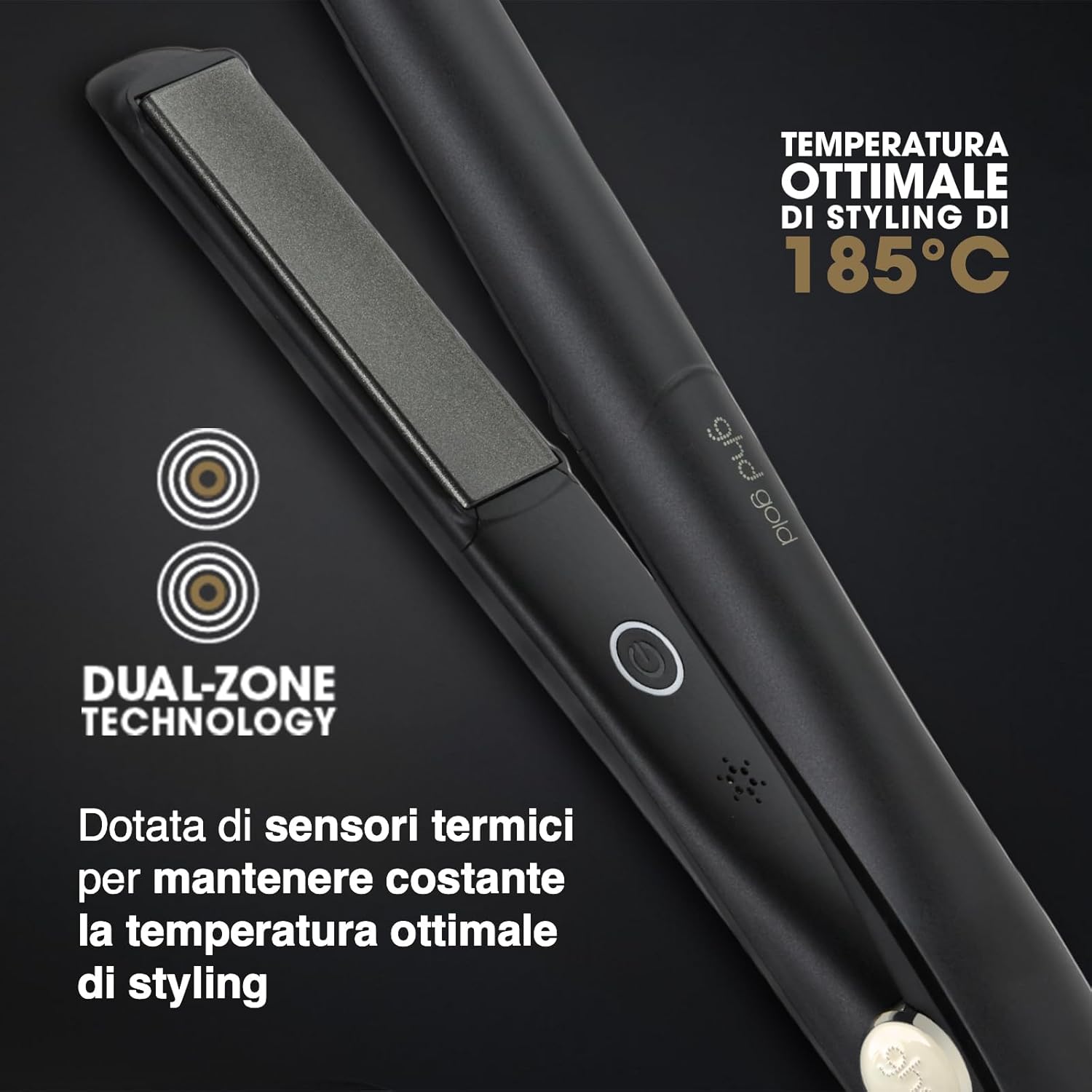 Thumbnail 1 de ghd Gold: piastra professionale Dual‑Zone per piega liscia e mosso