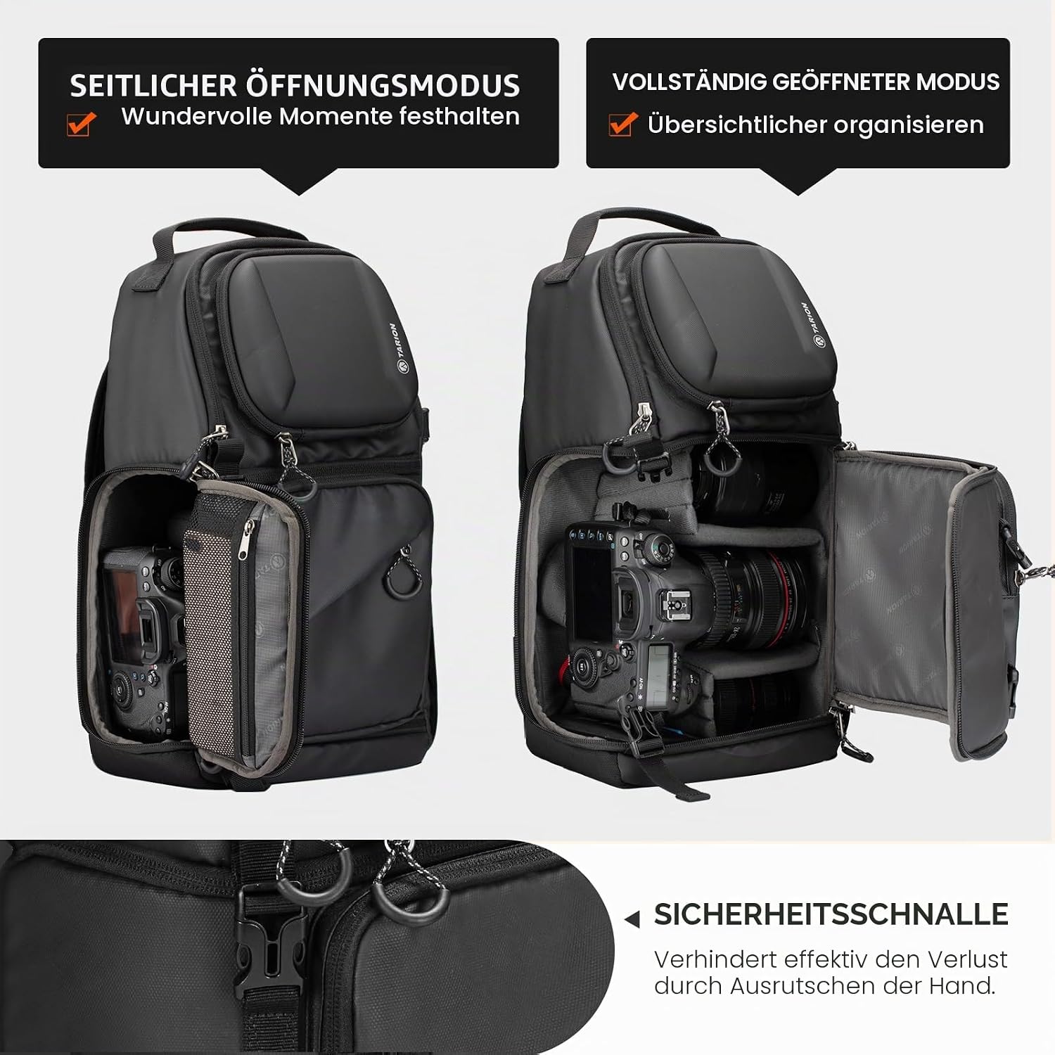 Detalle 2 de TARION TR-S Sling Kameratasche 6,5L