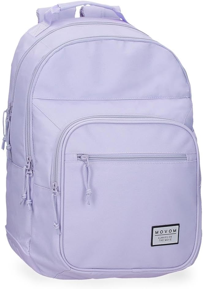 Detalle de Movom Always On The Move: zaino scuola con doppi scomparti, spallacci imbottiti e trolley strap