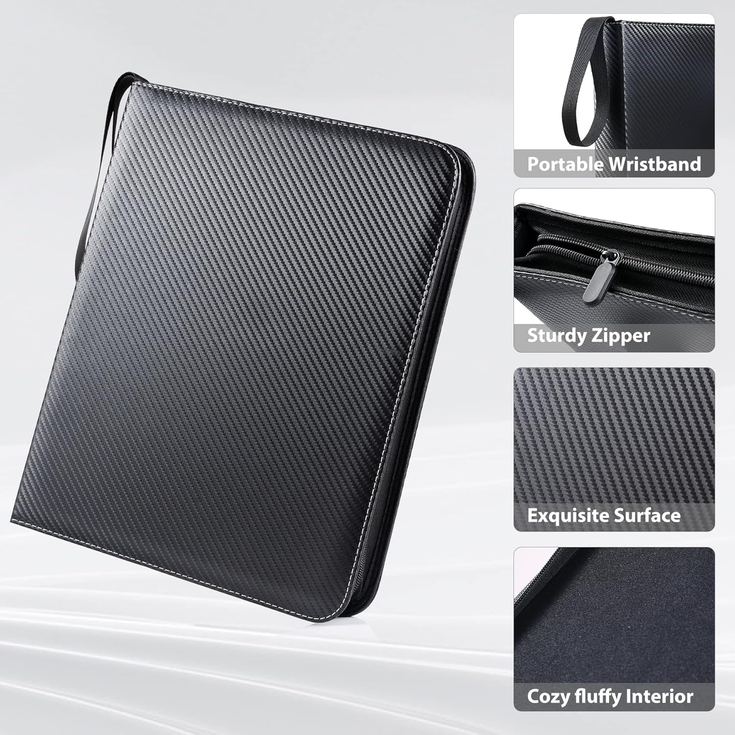 Thumbnail 1 de WOT I Trading Card Binder with Zipper, 900 Pockets Sleeves