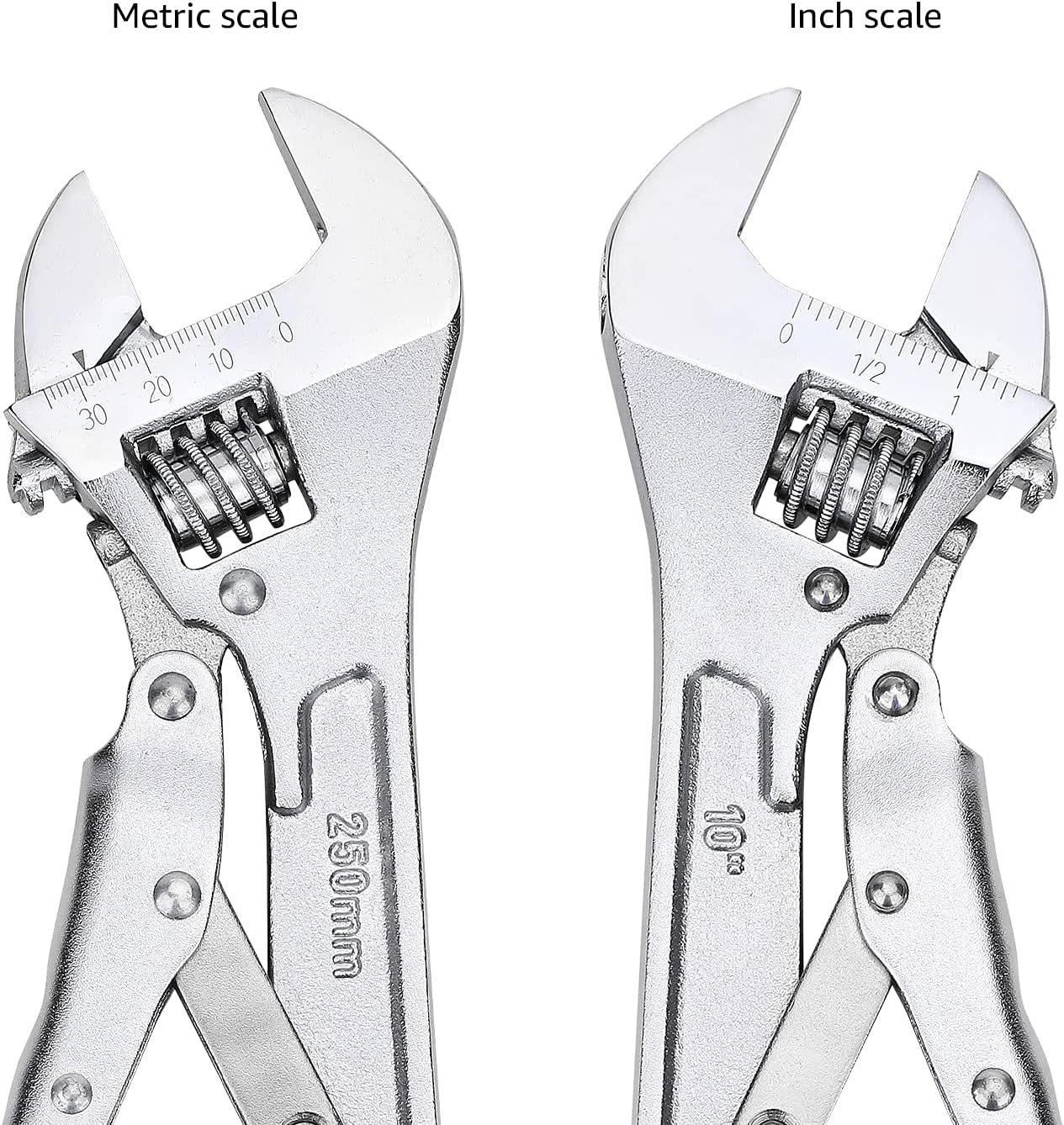 Thumbnail 3 de Amazon Basics 10 in Locking Adjustable Wrench