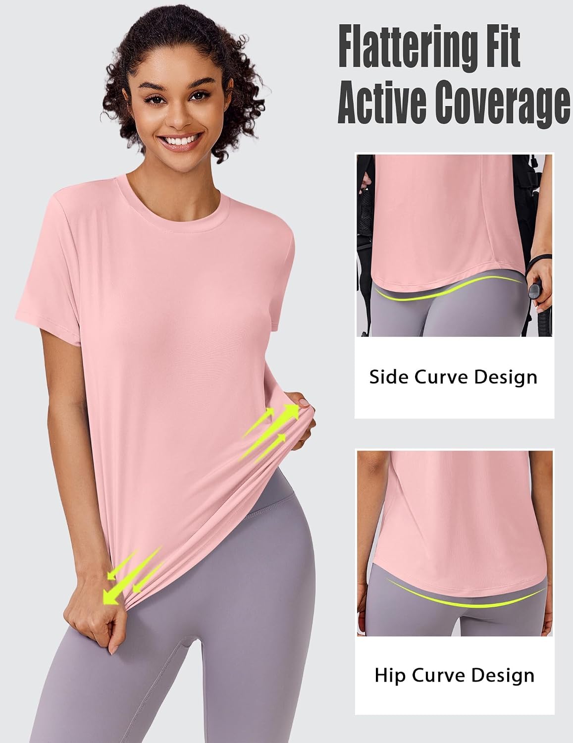 Detalle 1 de Maglia allenamento UV donna PINSPARK