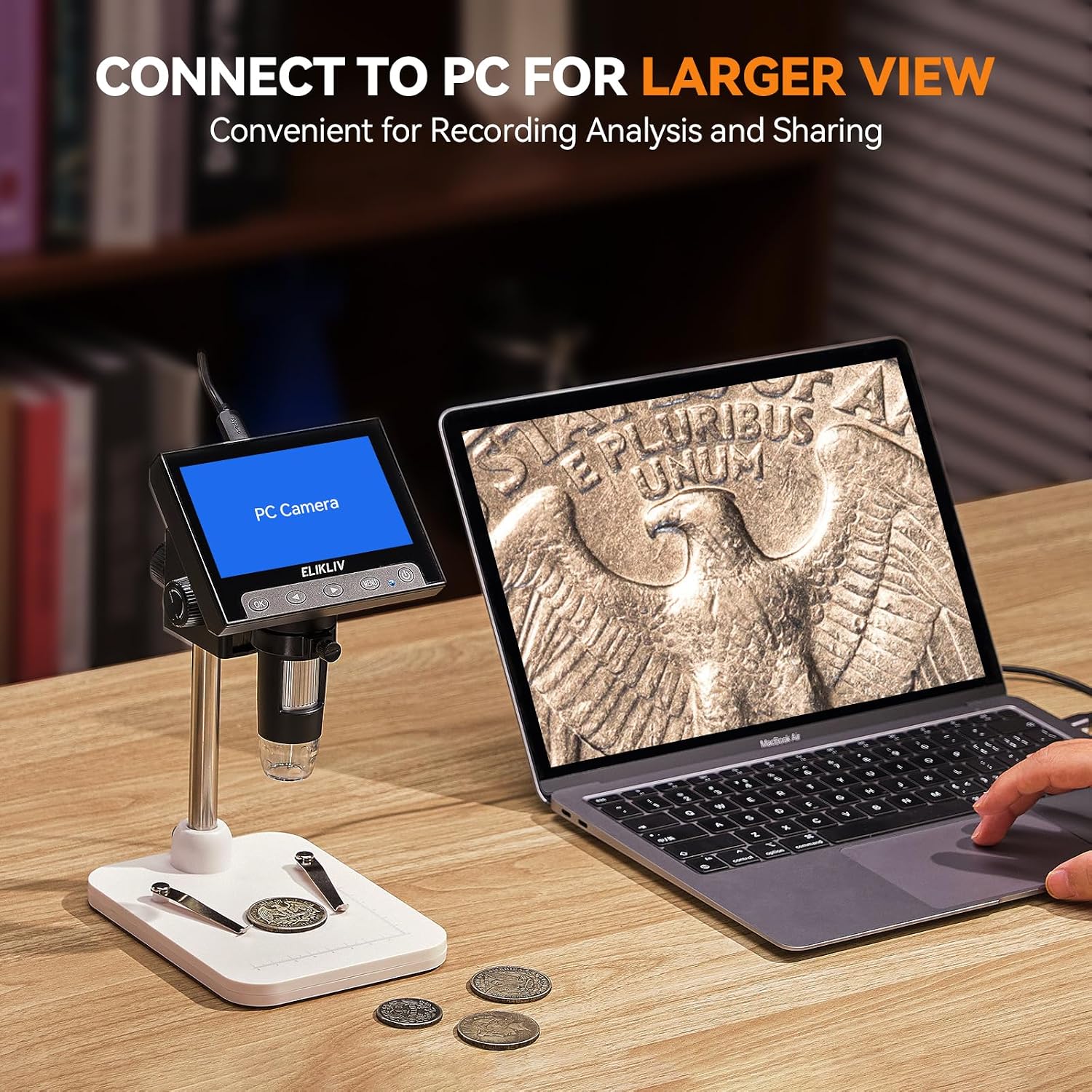 Thumbnail 6 de Elikliv EDM4 4.3-Inch LCD Microscope ๐ฌ
