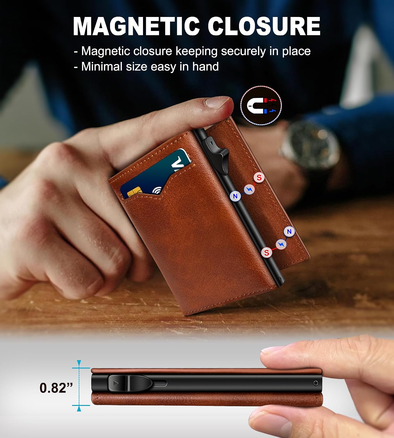 Thumbnail 2 de MIYOZI Trifold Wallet, 9–13-card capacity