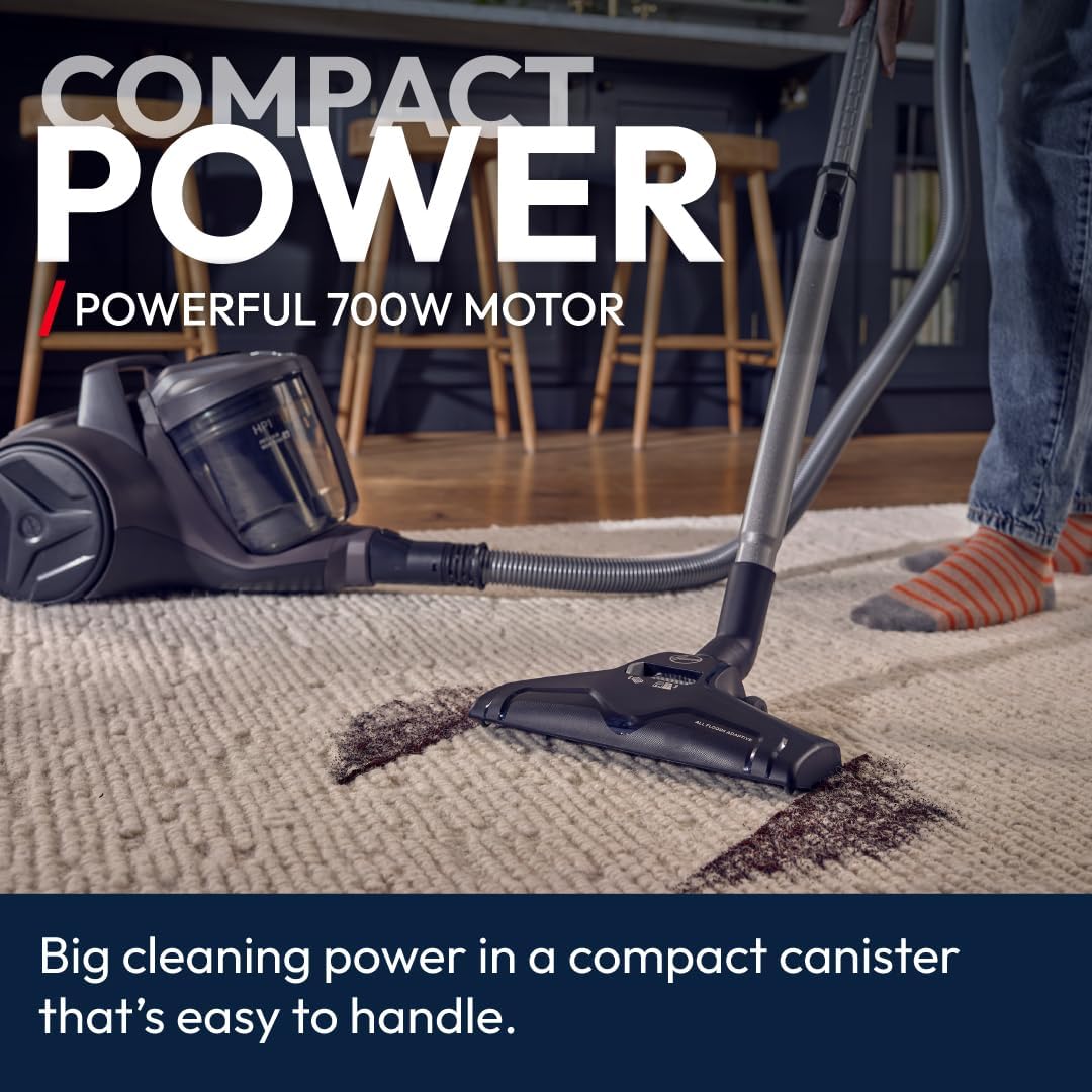 Detalle de Hoover HP1 Pet Powerful Cylinder Vacuum Cleaner with Pet Hair Tool (HP120PET)