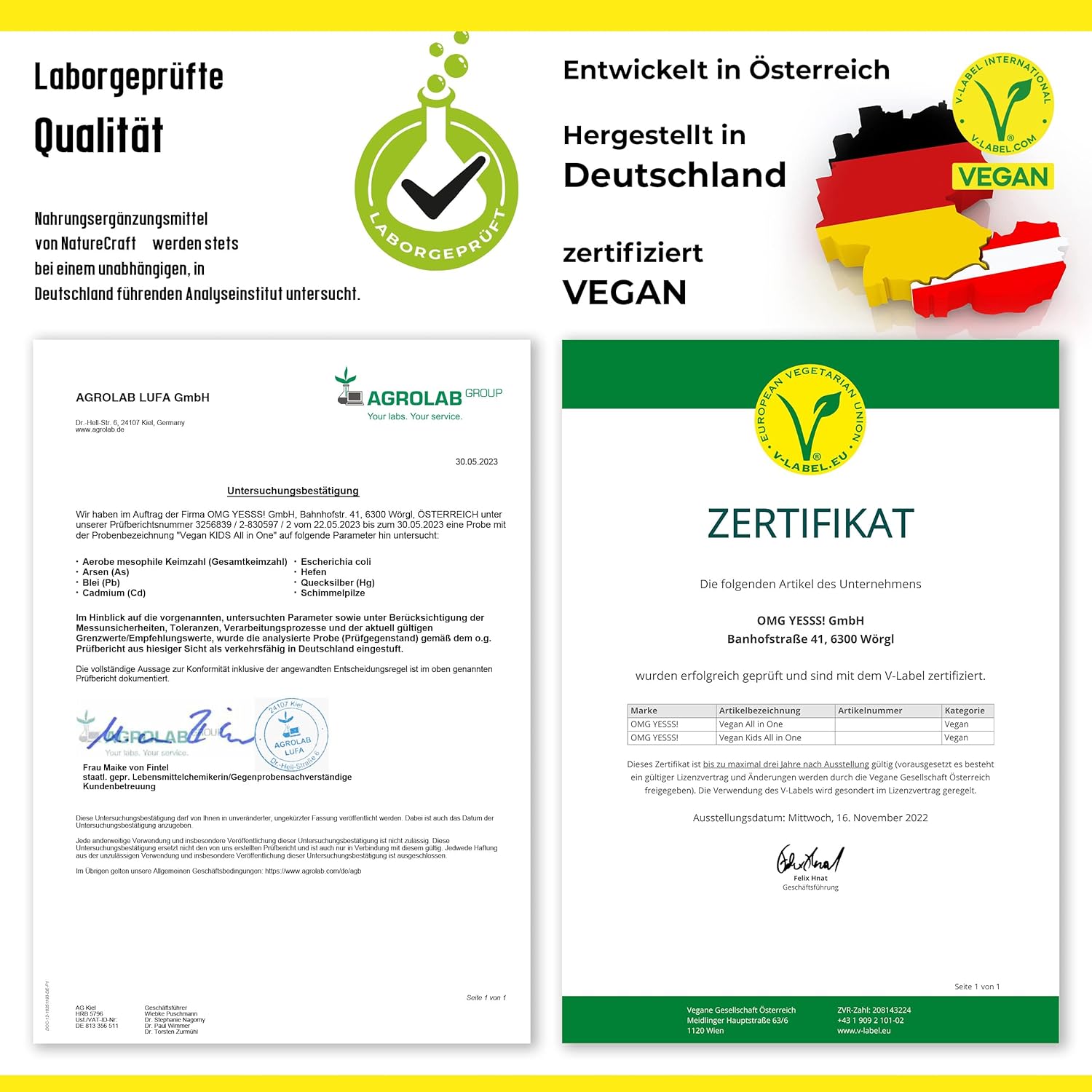 Thumbnail 4 de Vegan Kids All-in-One Multivitamin-Komplex für Kinder (120 Kapseln)