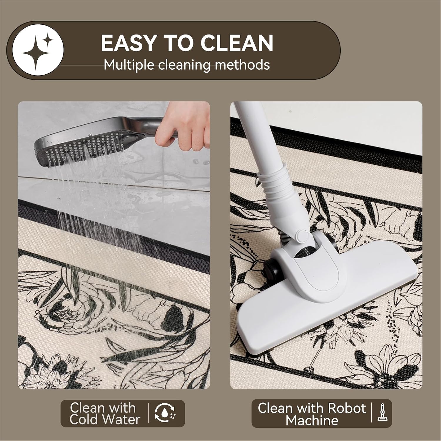 Thumbnail 5 de YDKGL Ultra Thin Bath Mat with Rubber Backing
