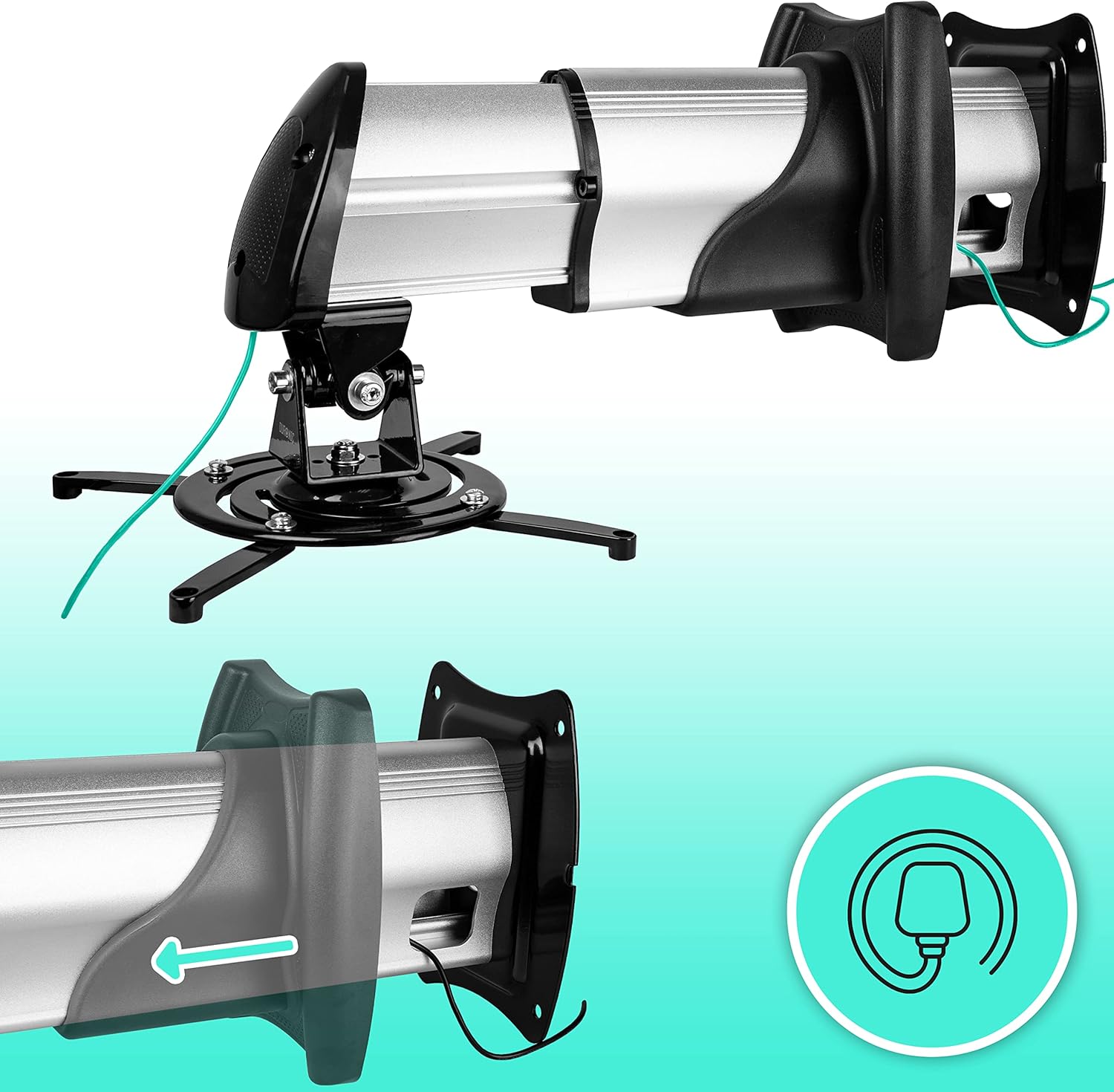 Thumbnail 4 de Duronic PB10XM Support projecteur 15 kg ðŸ›